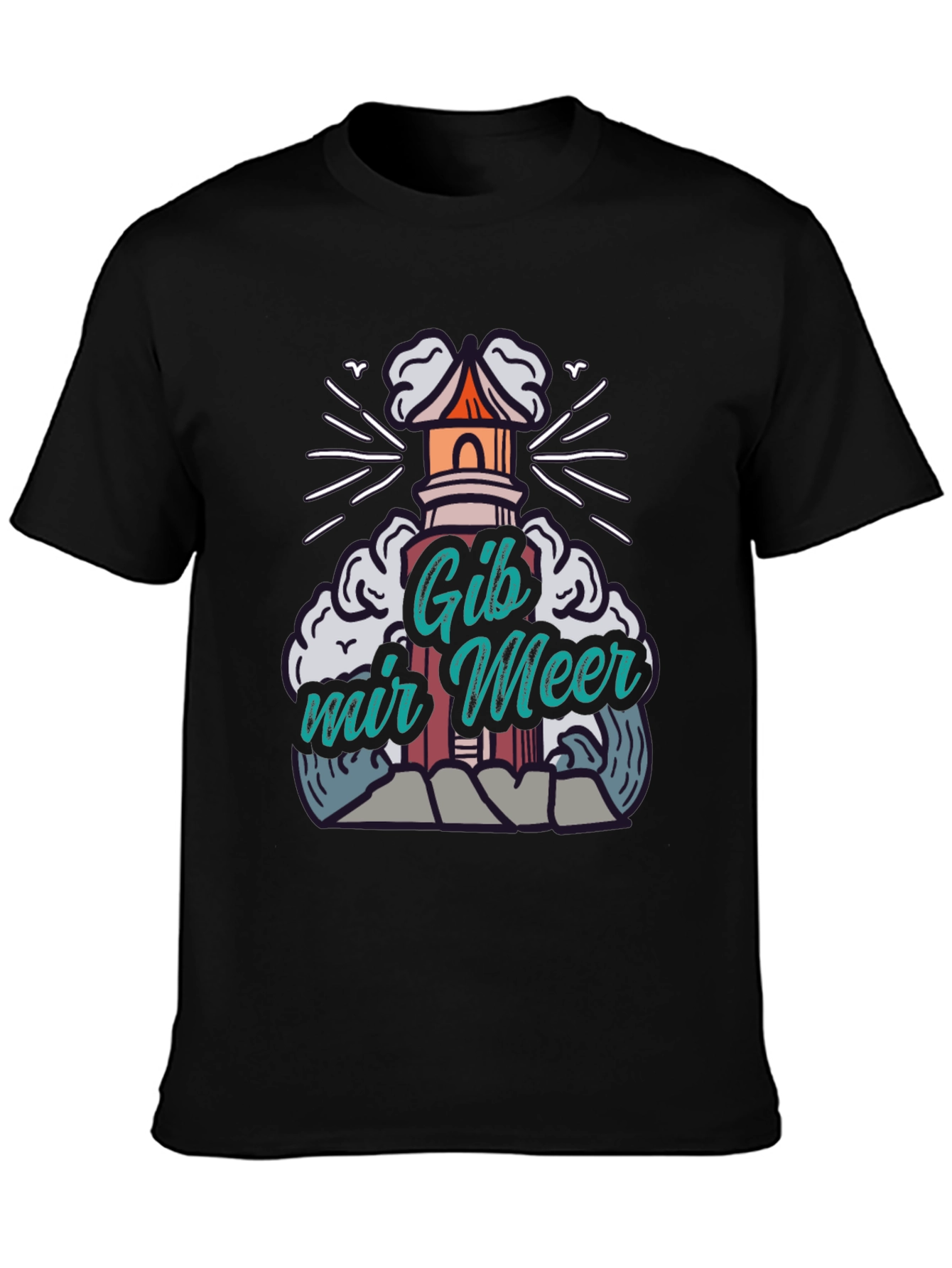 Gib Mir Meer Lighthouse T-Shirt - Unisex