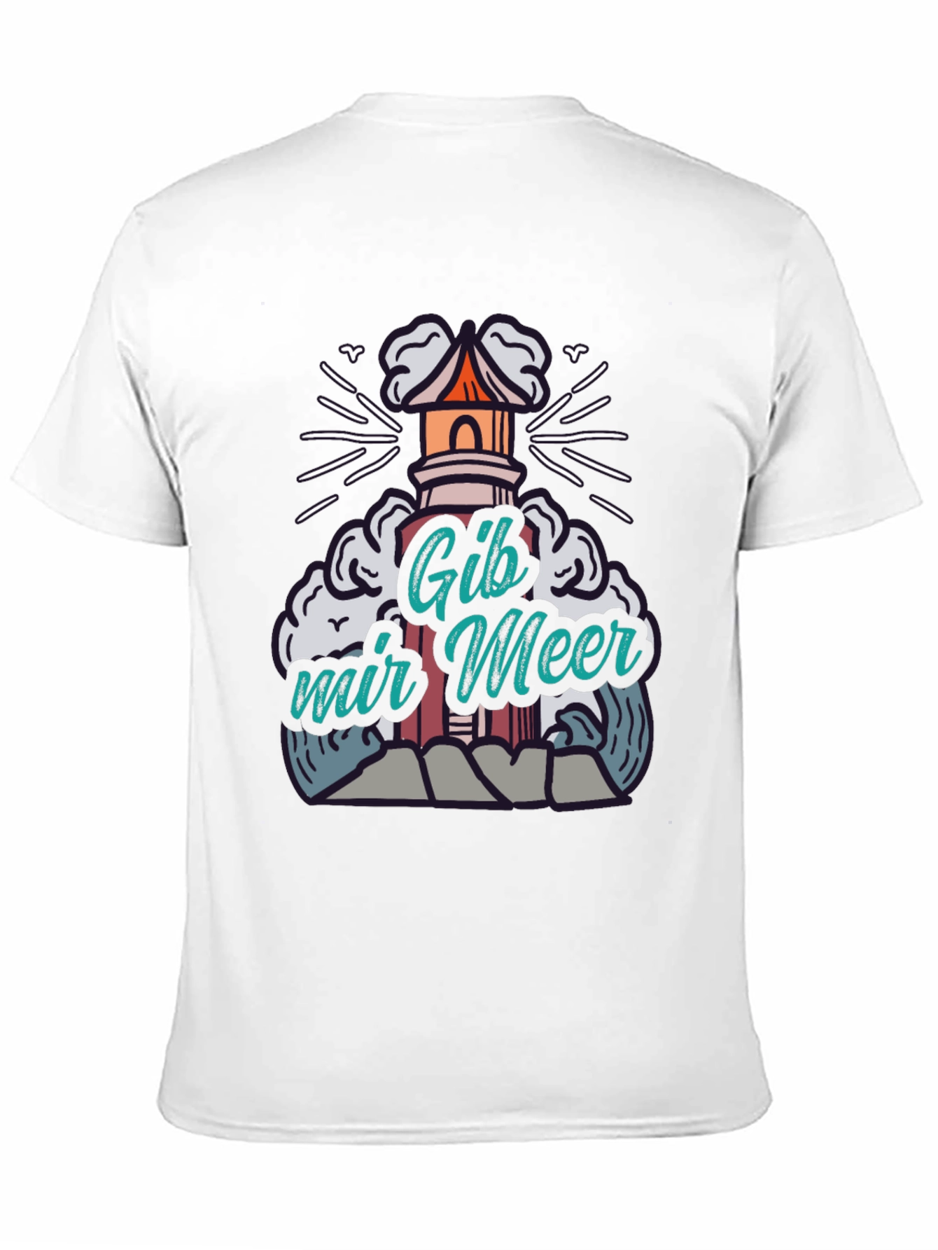 Gib Mir Meer Lighthouse T-Shirt - Unisex