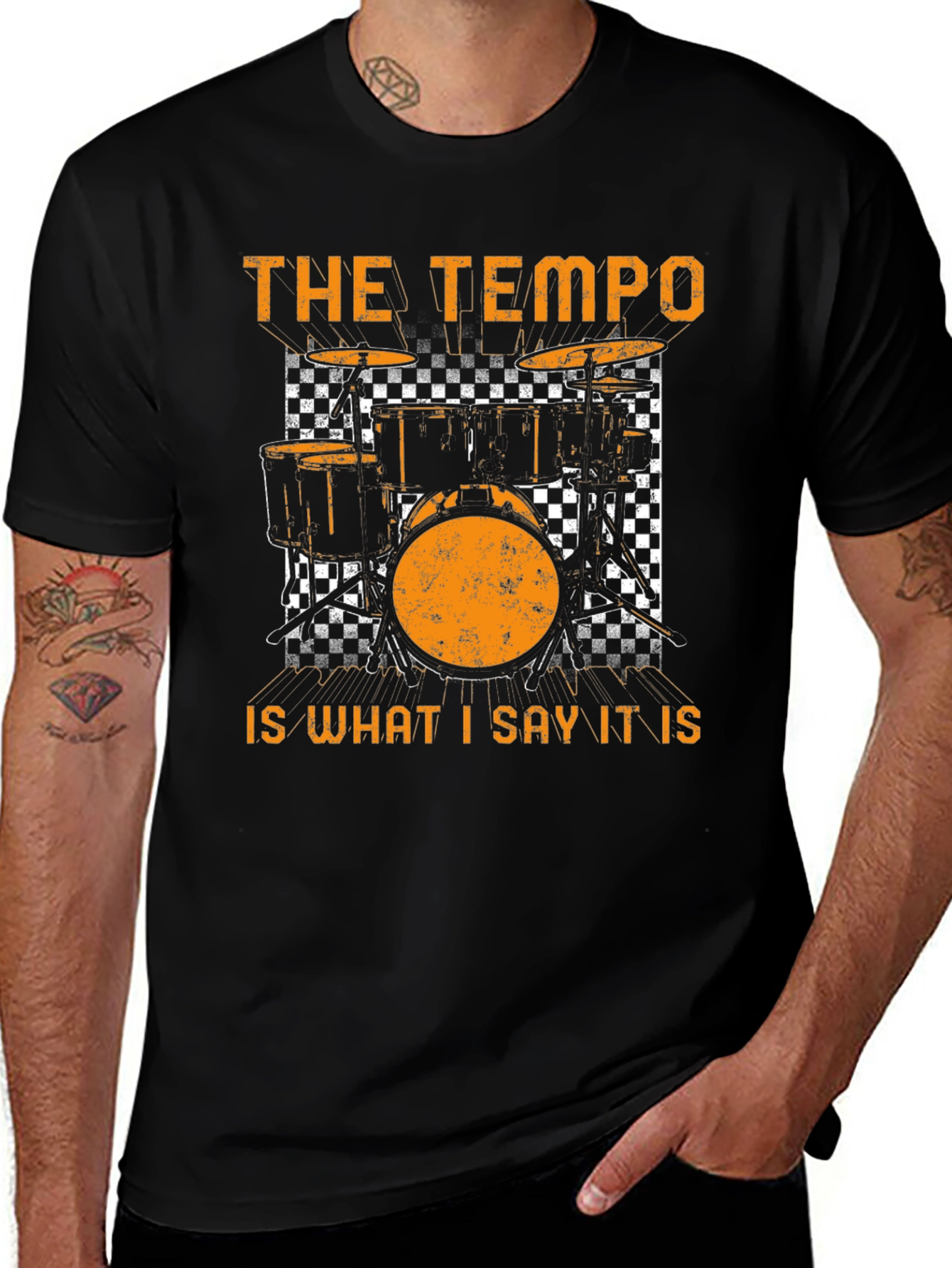 The Tempo T-Shirt - Drummers Attitude