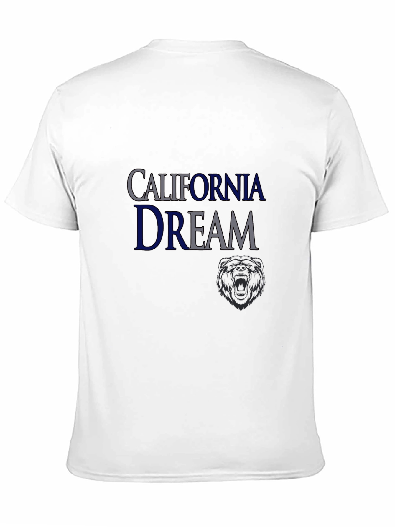 California Dream Mens Black Graphic T-Shirt