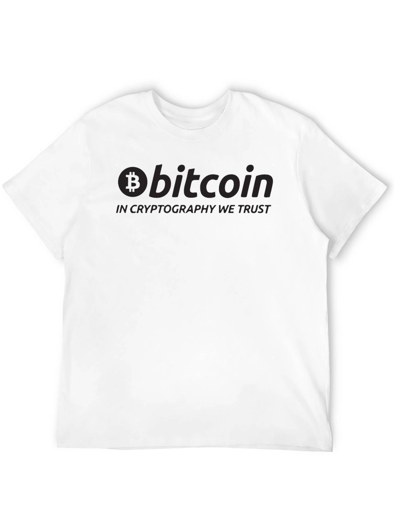 Bitcoin Crypto Trust Black T-Shirt