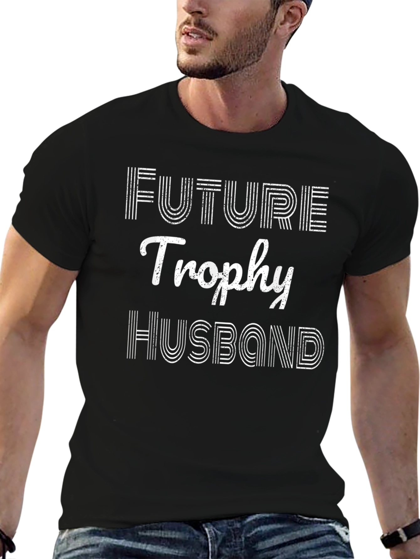 Future Trophy Husband Graphic Novelty T-Shirt