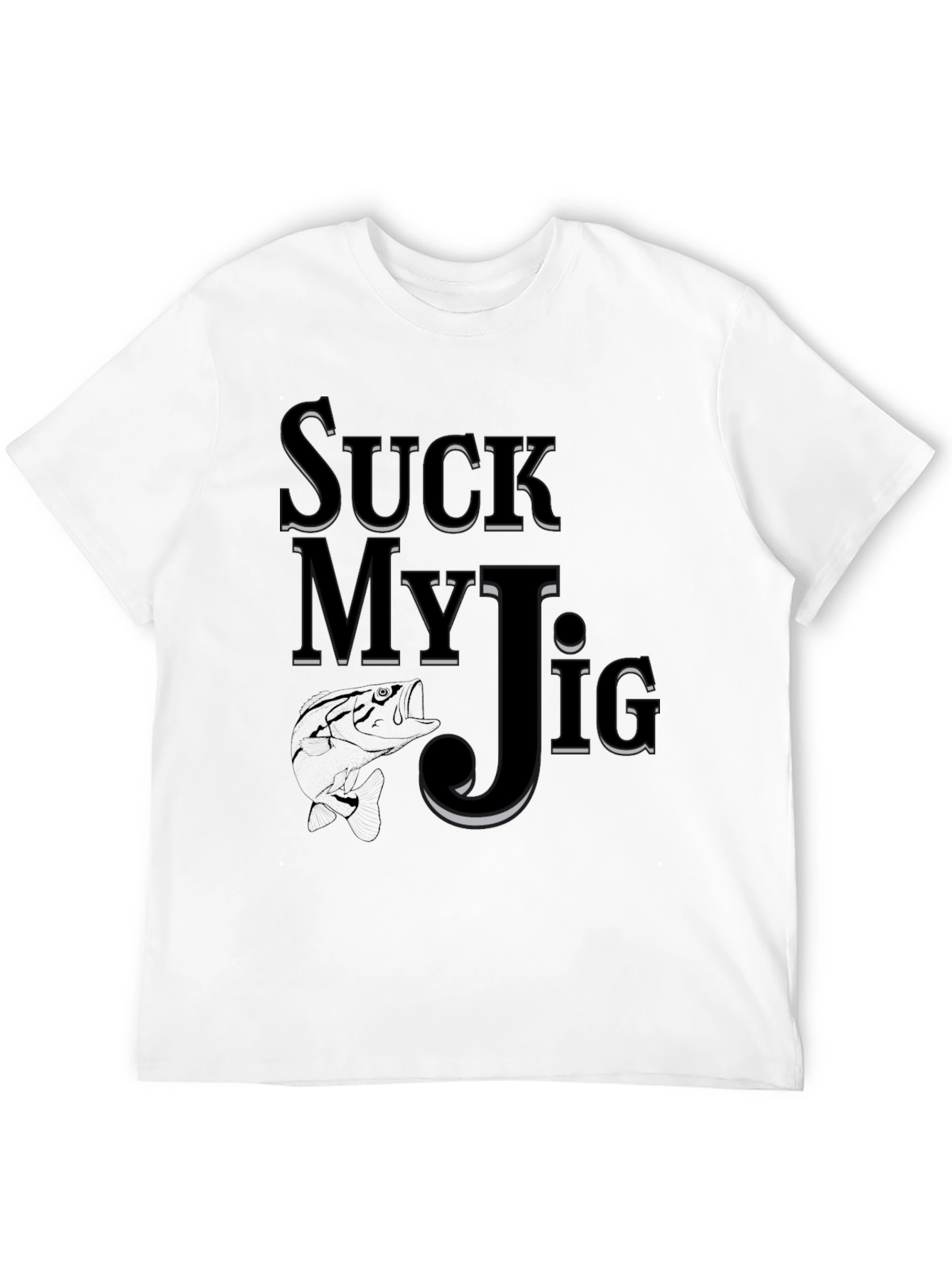 Suck My Jig Fishing T-Shirt - Funny Angler Tee