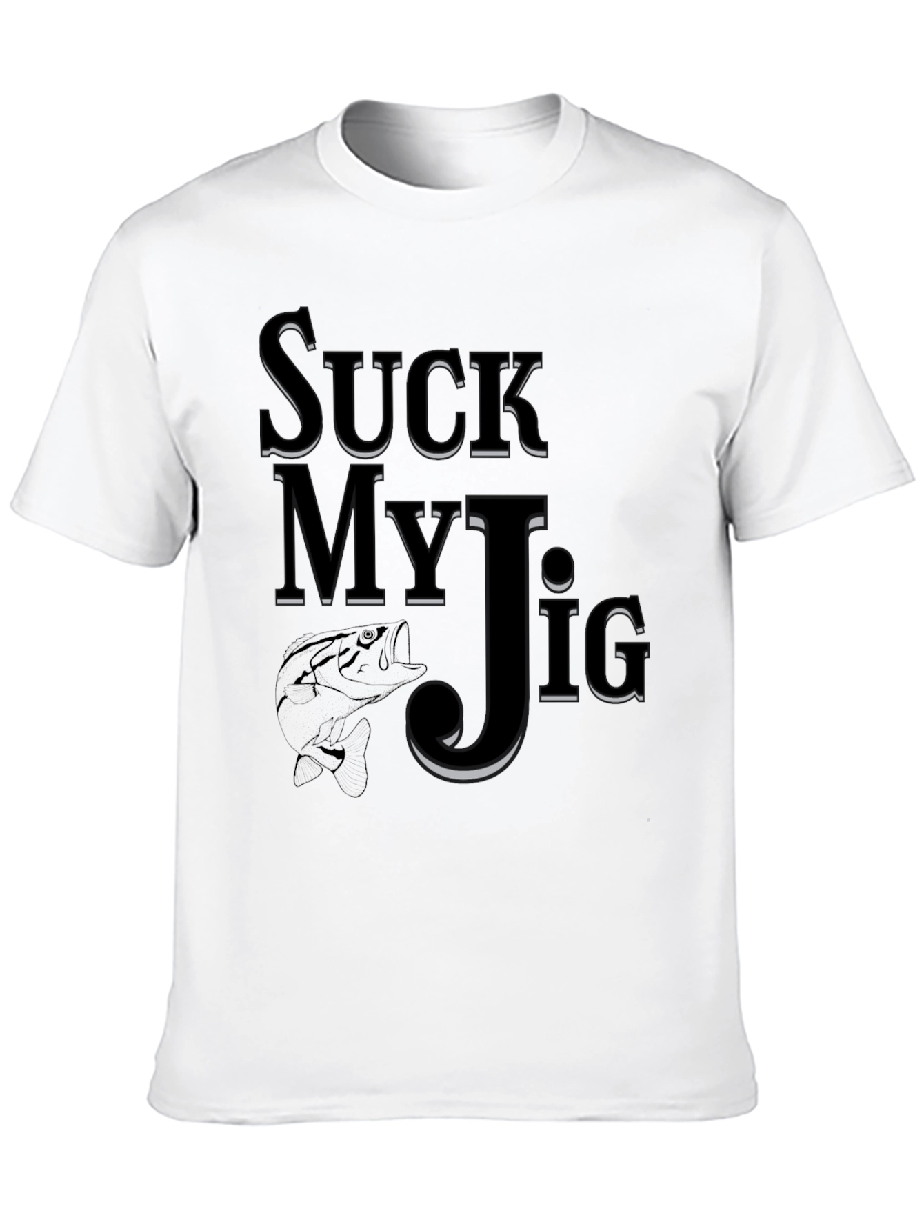 Suck My Jig Fishing T-Shirt - Funny Angler Tee