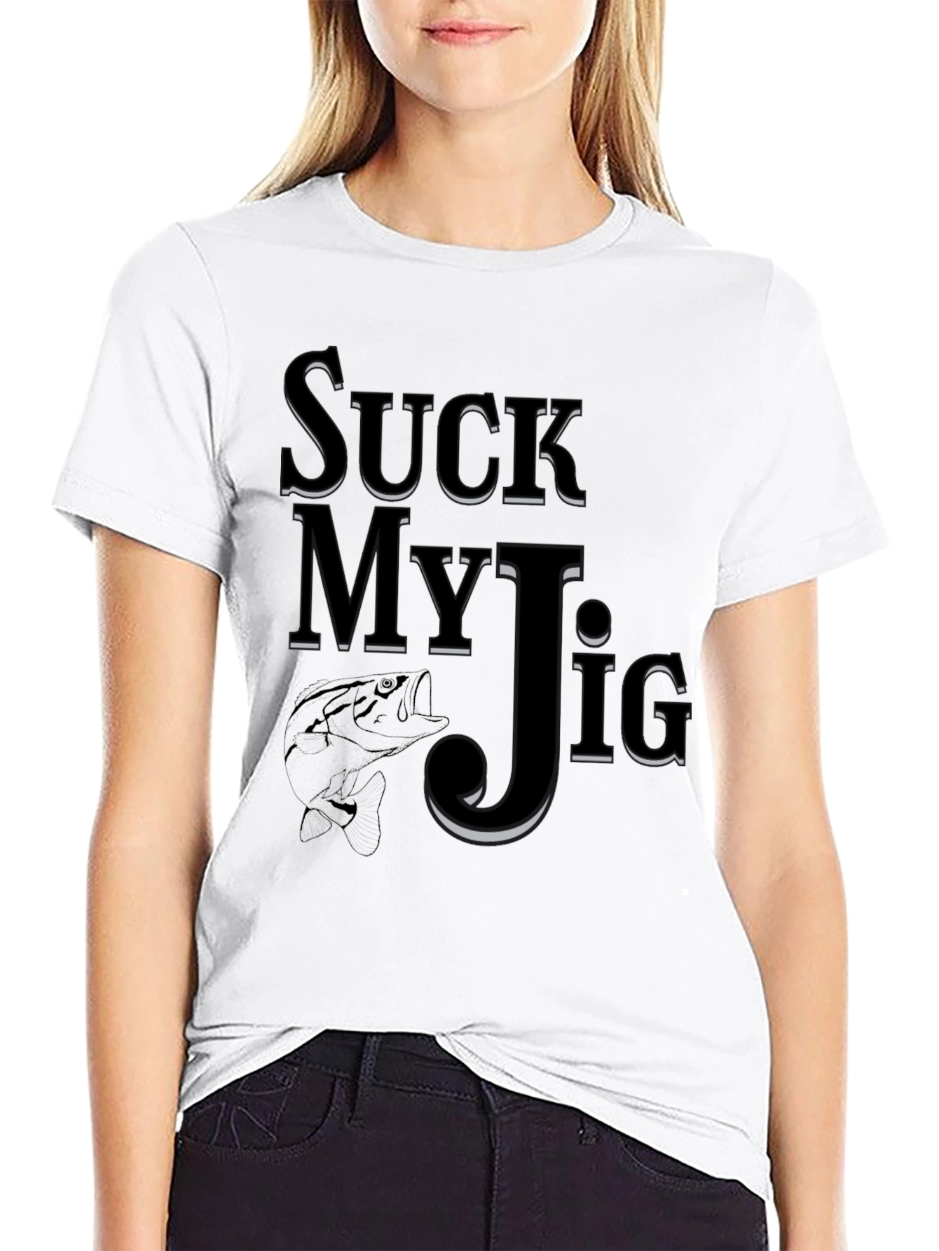 Suck My Jig Fishing T-Shirt - Funny Angler Tee