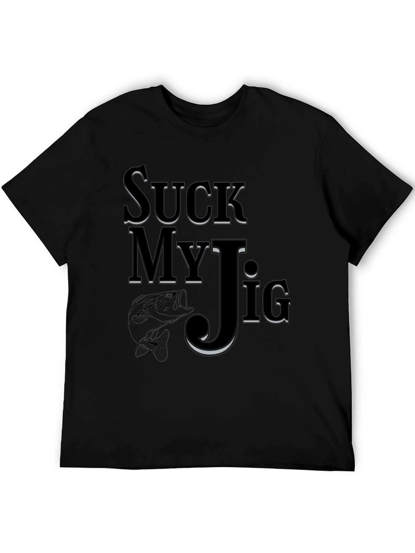 Suck My Jig Fishing T-Shirt - Funny Angler Tee