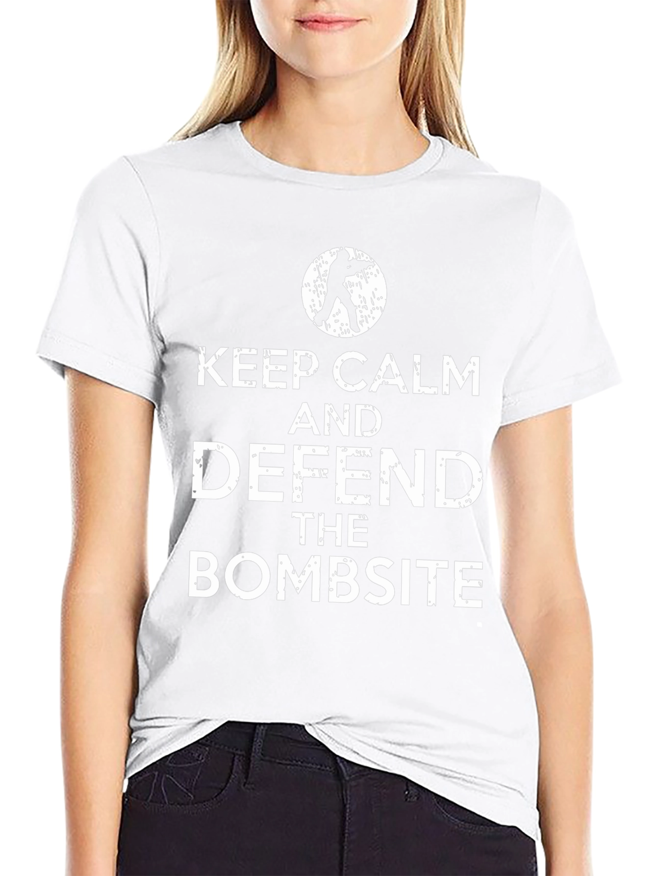 Keep Calm Defend the Bombsite - Novelty Graphic Tee
