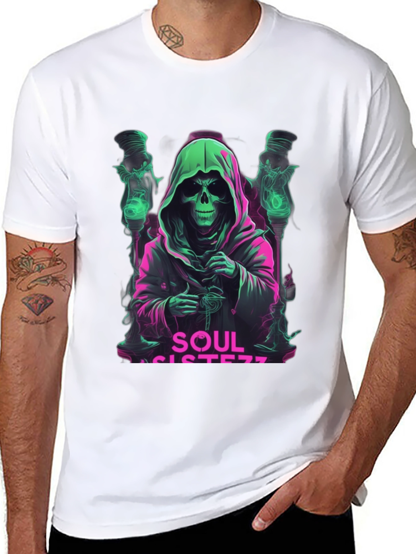 Soul Sisters Graphic Tee - Ethereal Reaper Design