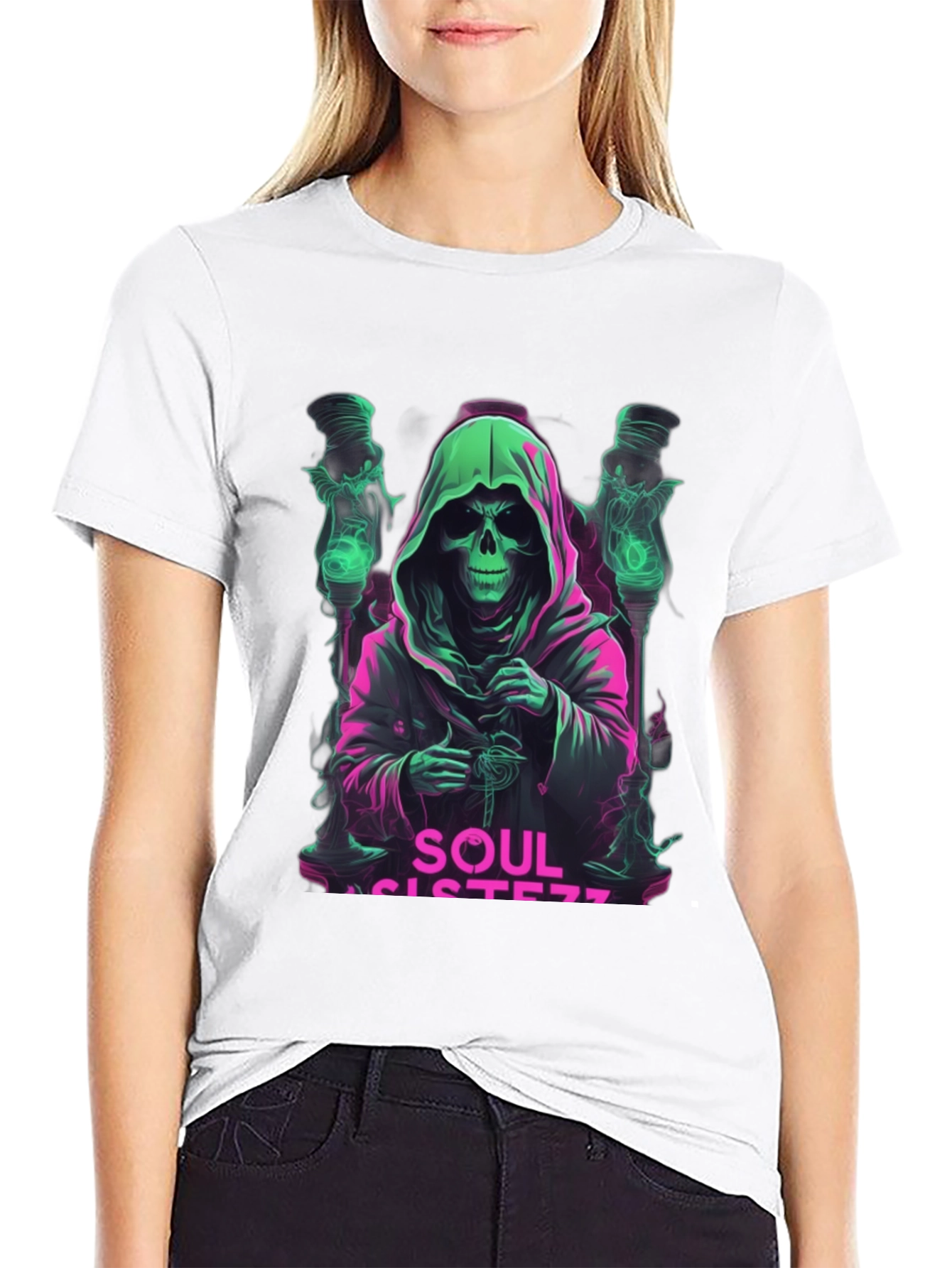 Soul Sisters Graphic Tee - Ethereal Reaper Design