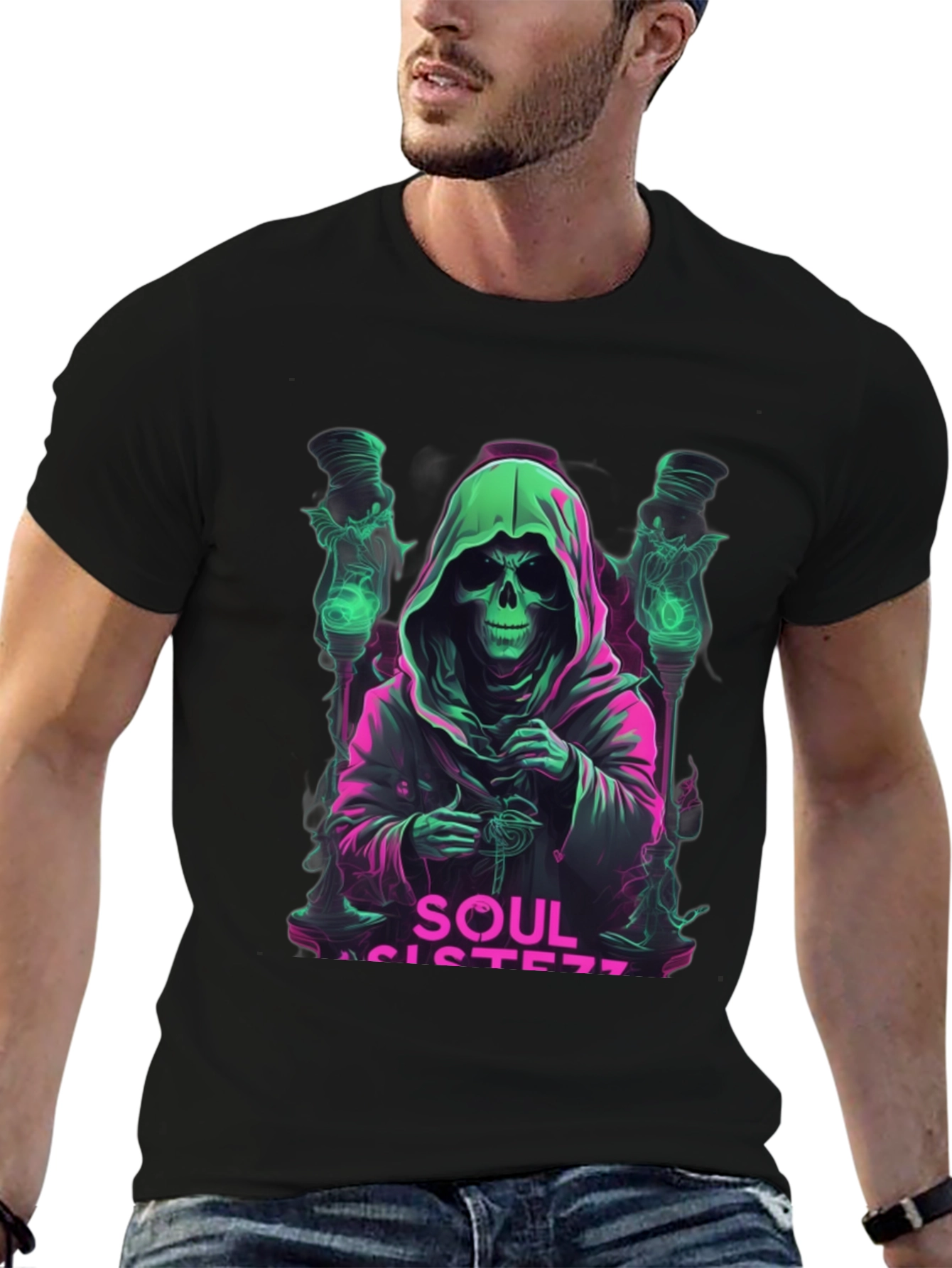 Soul Sisters Graphic Tee - Ethereal Reaper Design