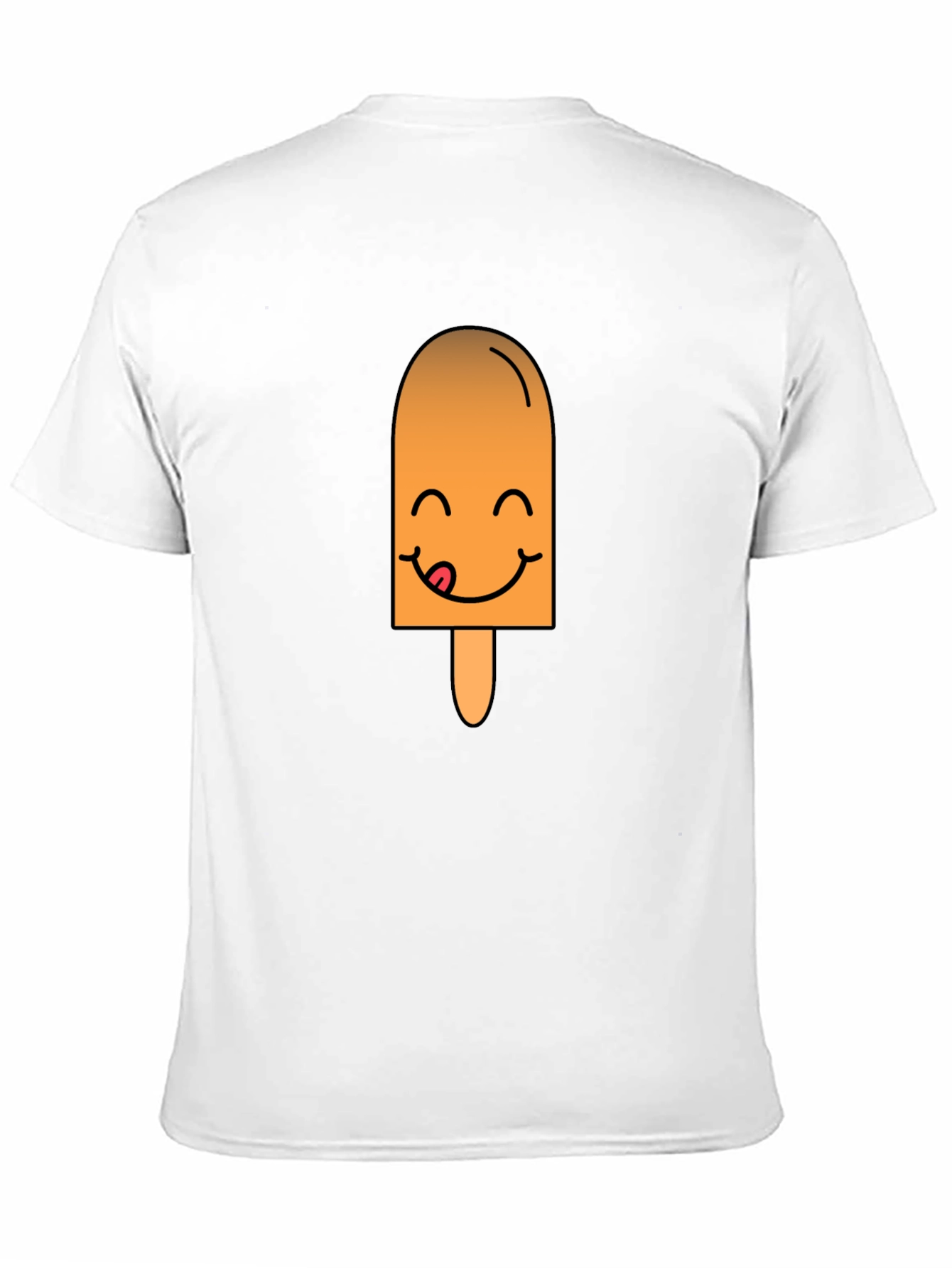 Funny Popsicle Graphic Tee - Black Casual T-Shirt