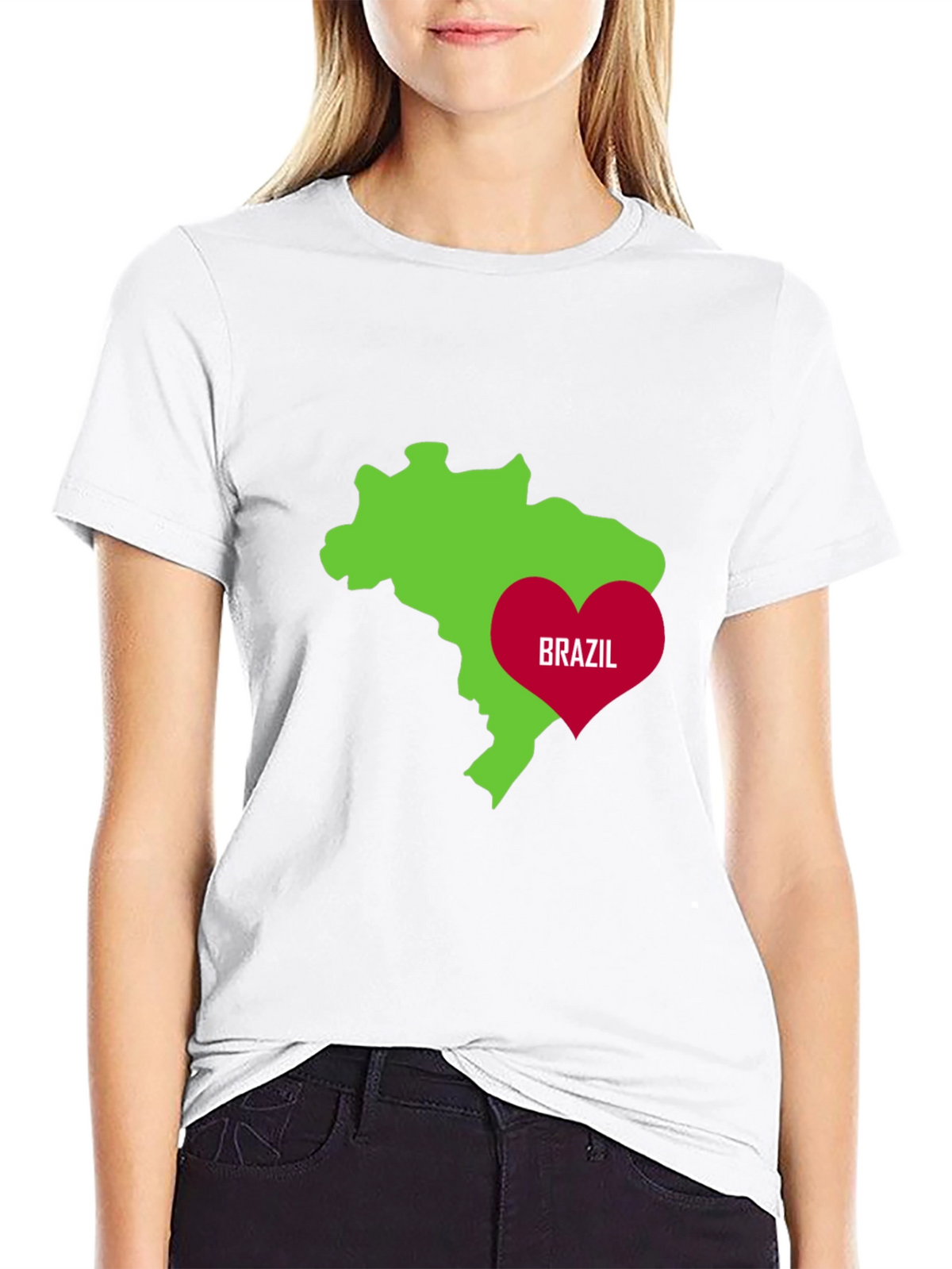 I Love Brazil Graphic T-Shirt