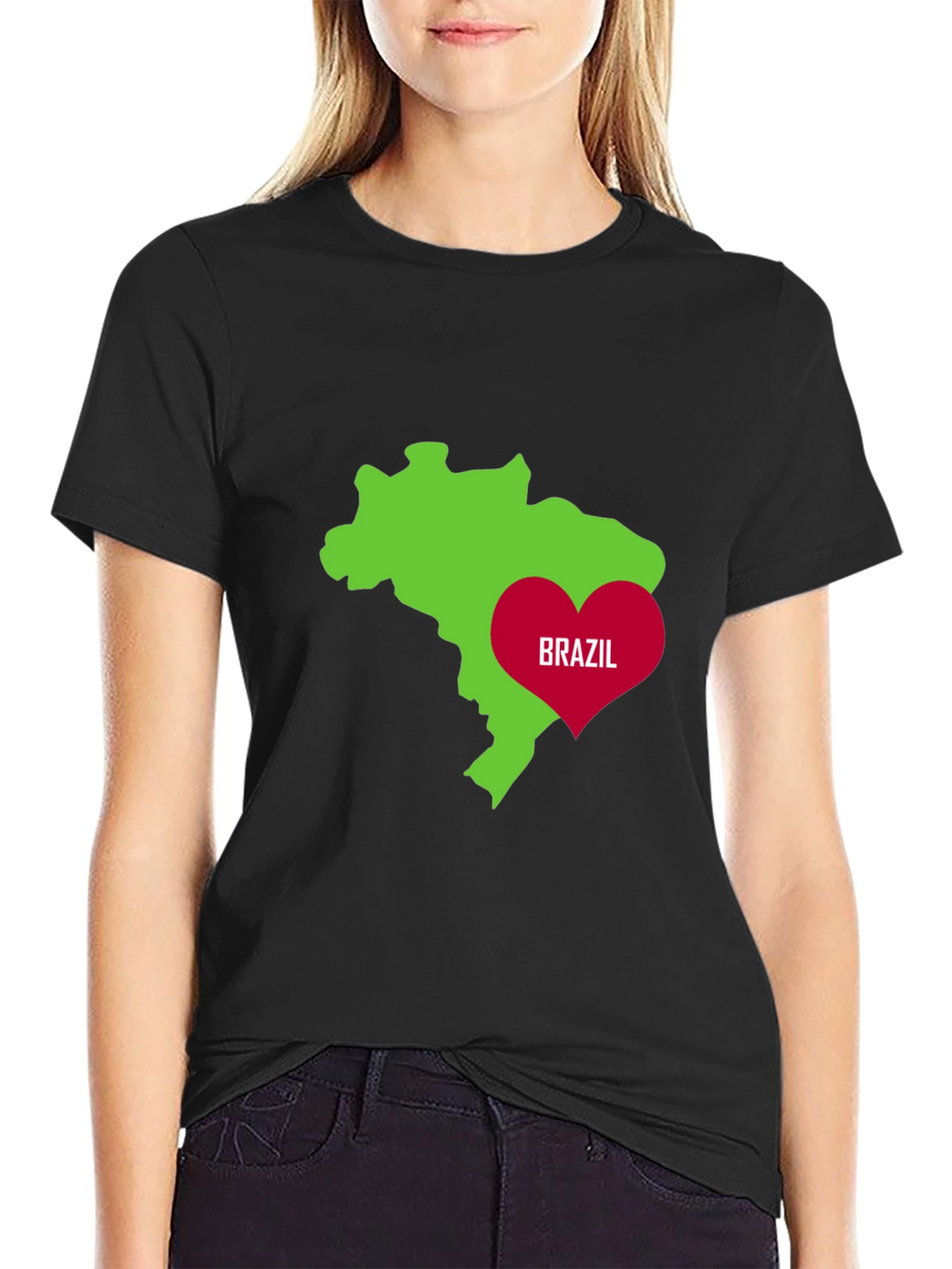 I Love Brazil Graphic T-Shirt