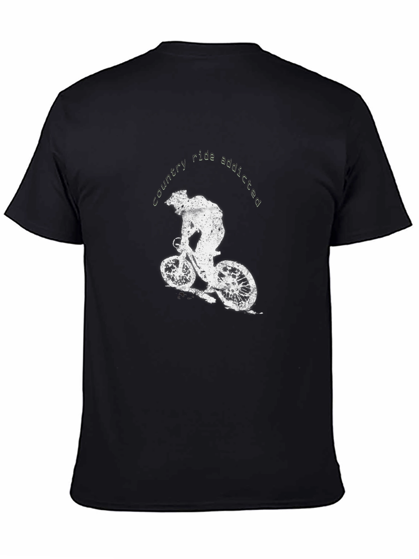 Country Ride Addicted Black T-Shirt