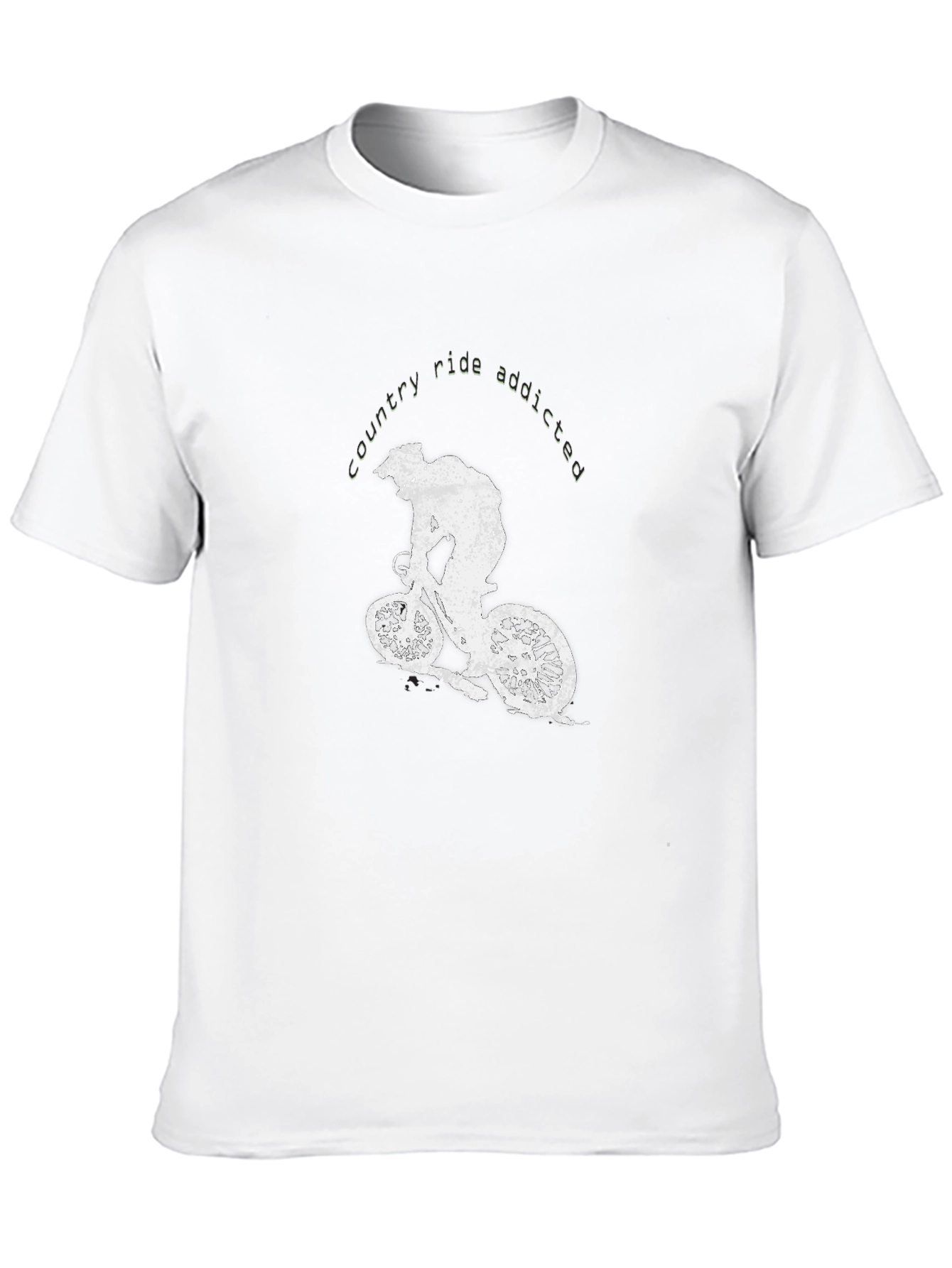 Country Ride Addicted Black T-Shirt