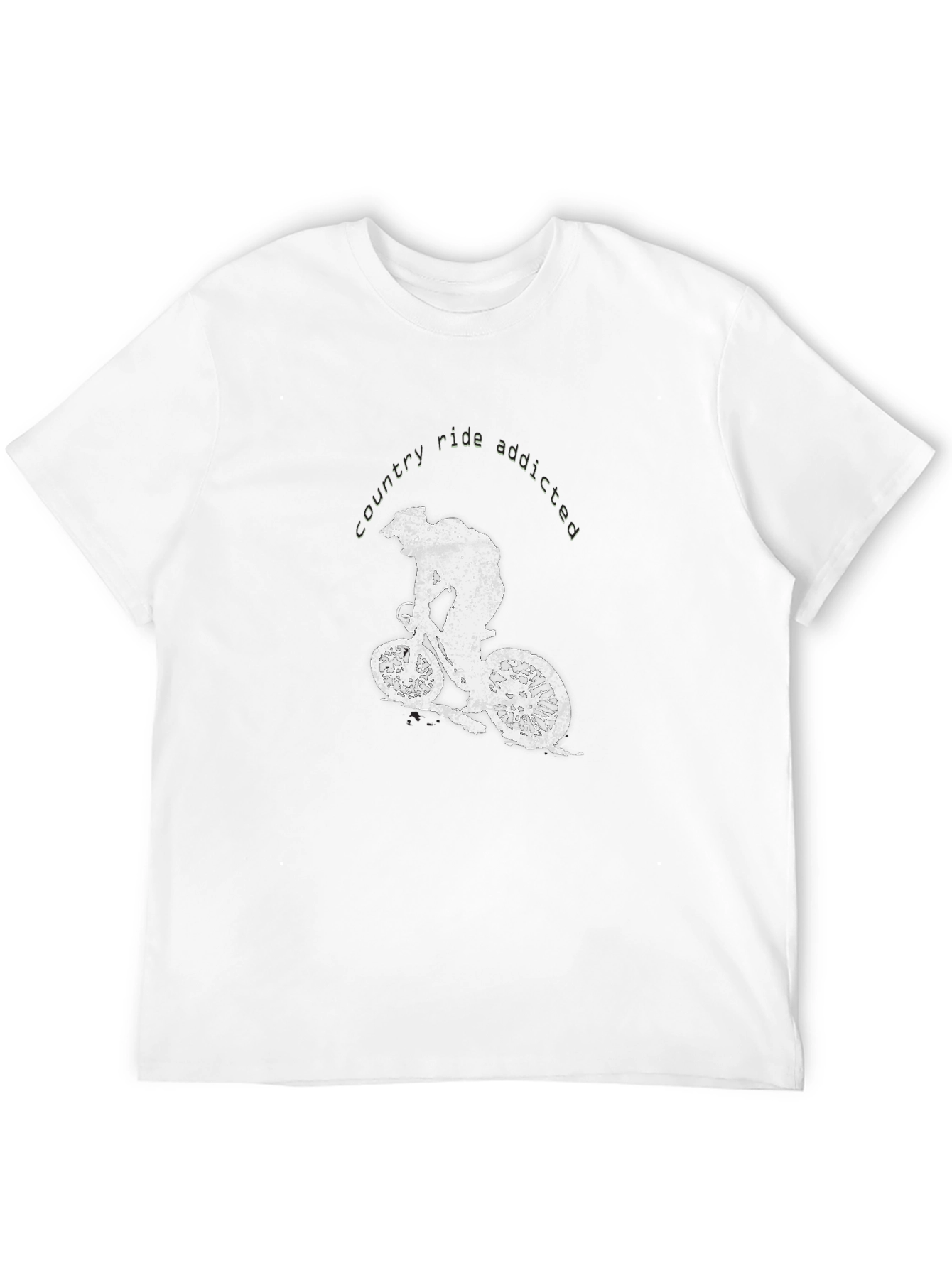 Country Ride Addicted Black T-Shirt