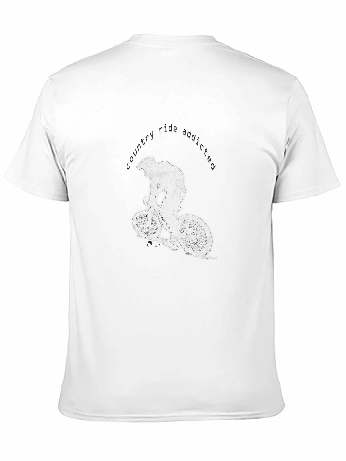 Country Ride Addicted Black T-Shirt