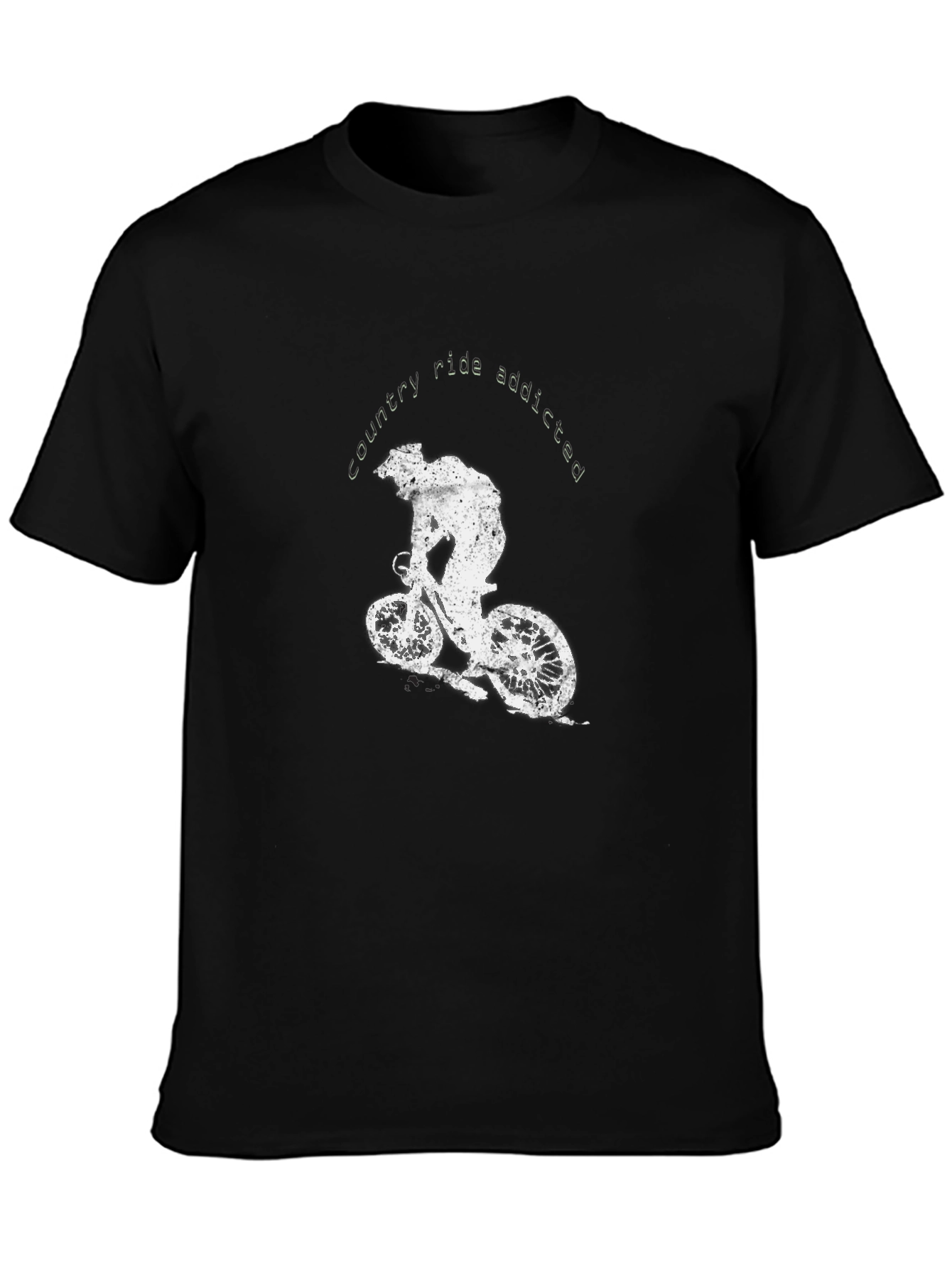 Country Ride Addicted Black T-Shirt
