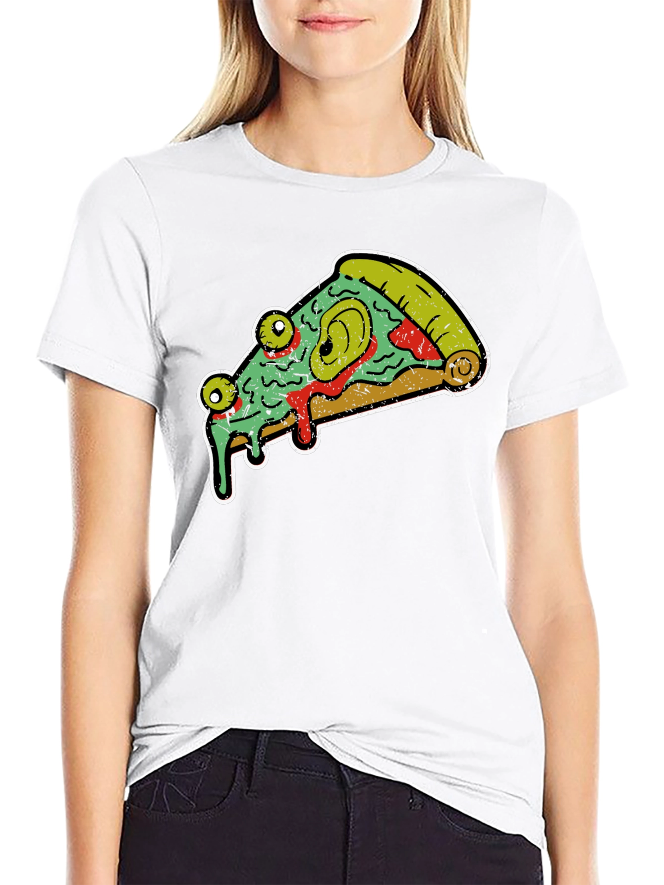Eye-Catching Pizza Graphic Tee - Unique Design!