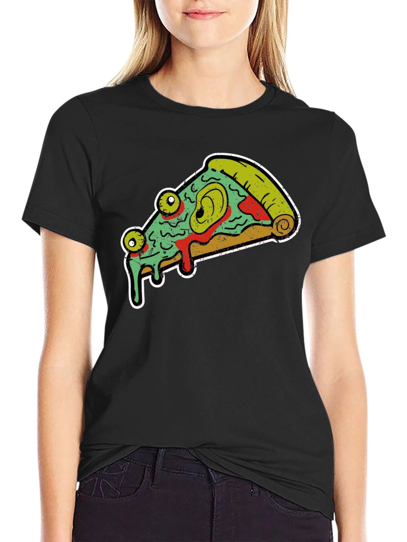 Eye-Catching Pizza Graphic Tee - Unique Design!