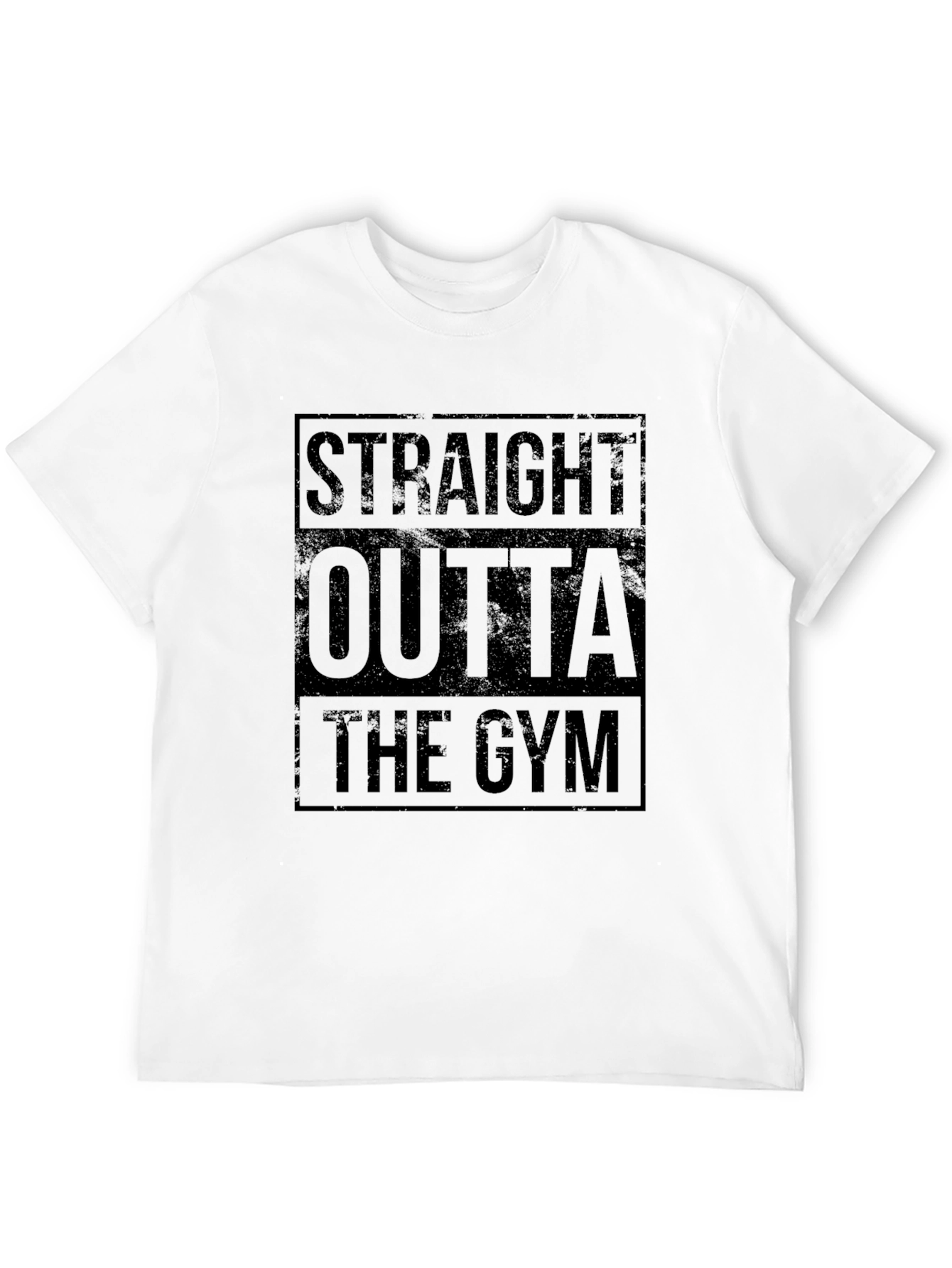 Straight Outta The Gym Black T-Shirt
