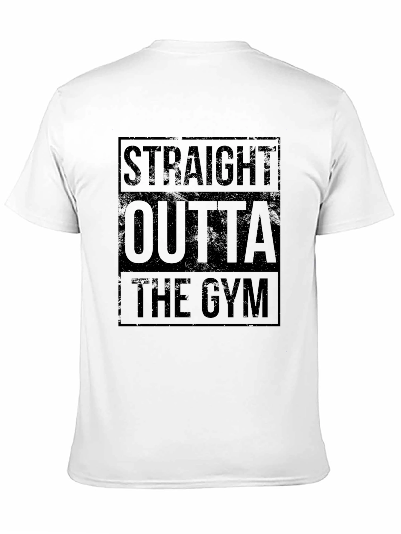 Straight Outta The Gym Black T-Shirt