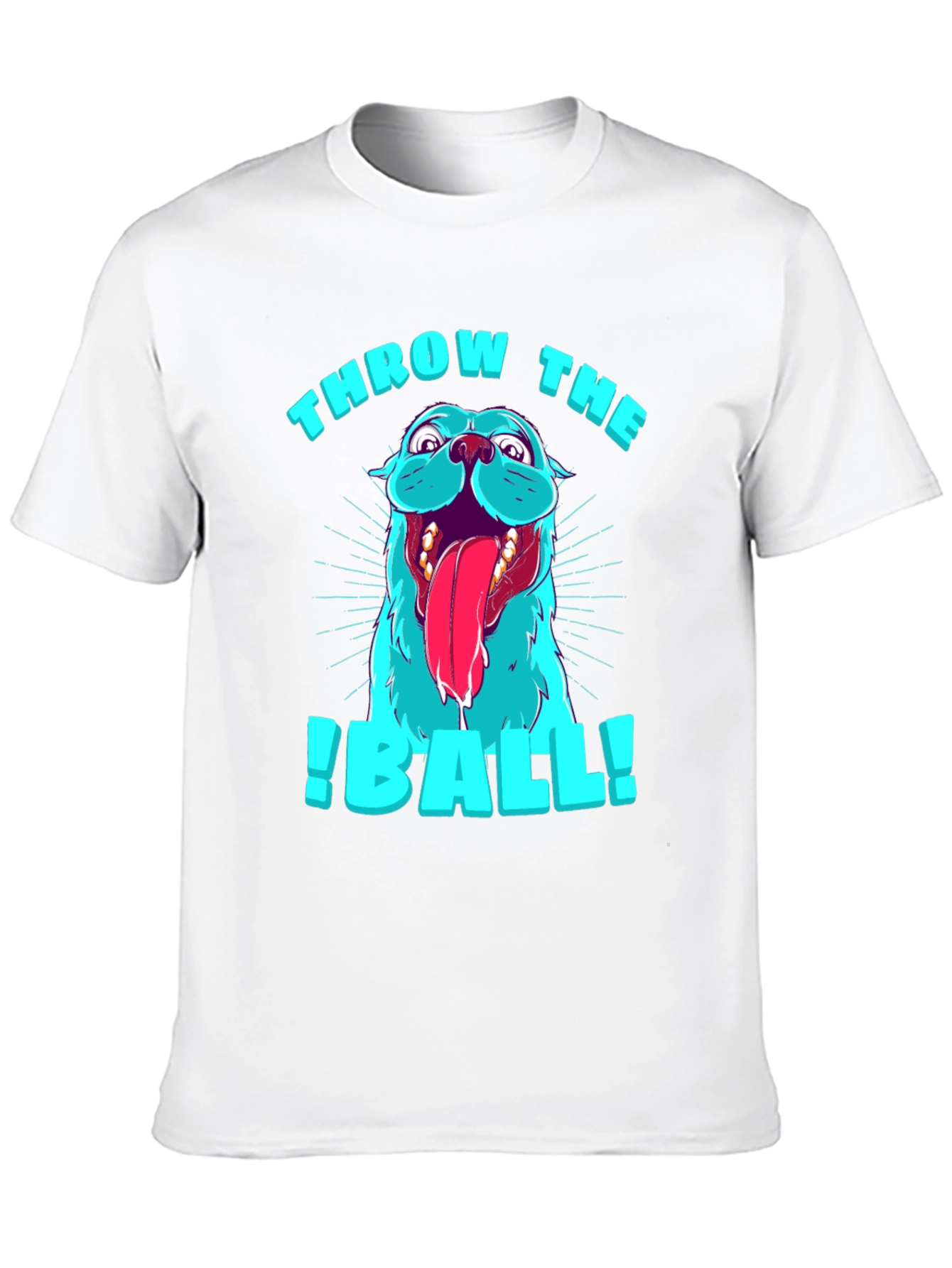 Throw The Ball Dog Graphic T-Shirt