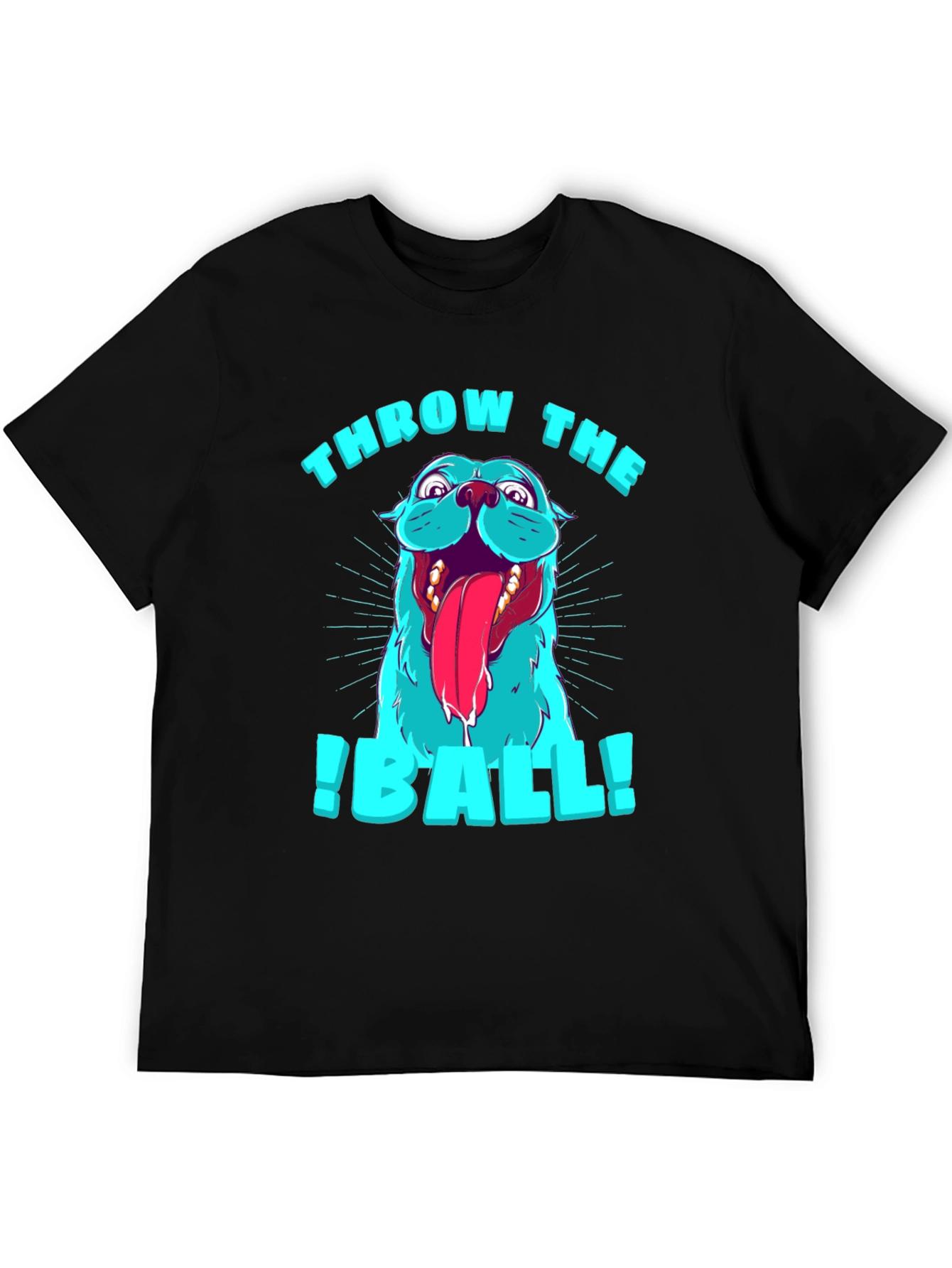 Throw The Ball Dog Graphic T-Shirt