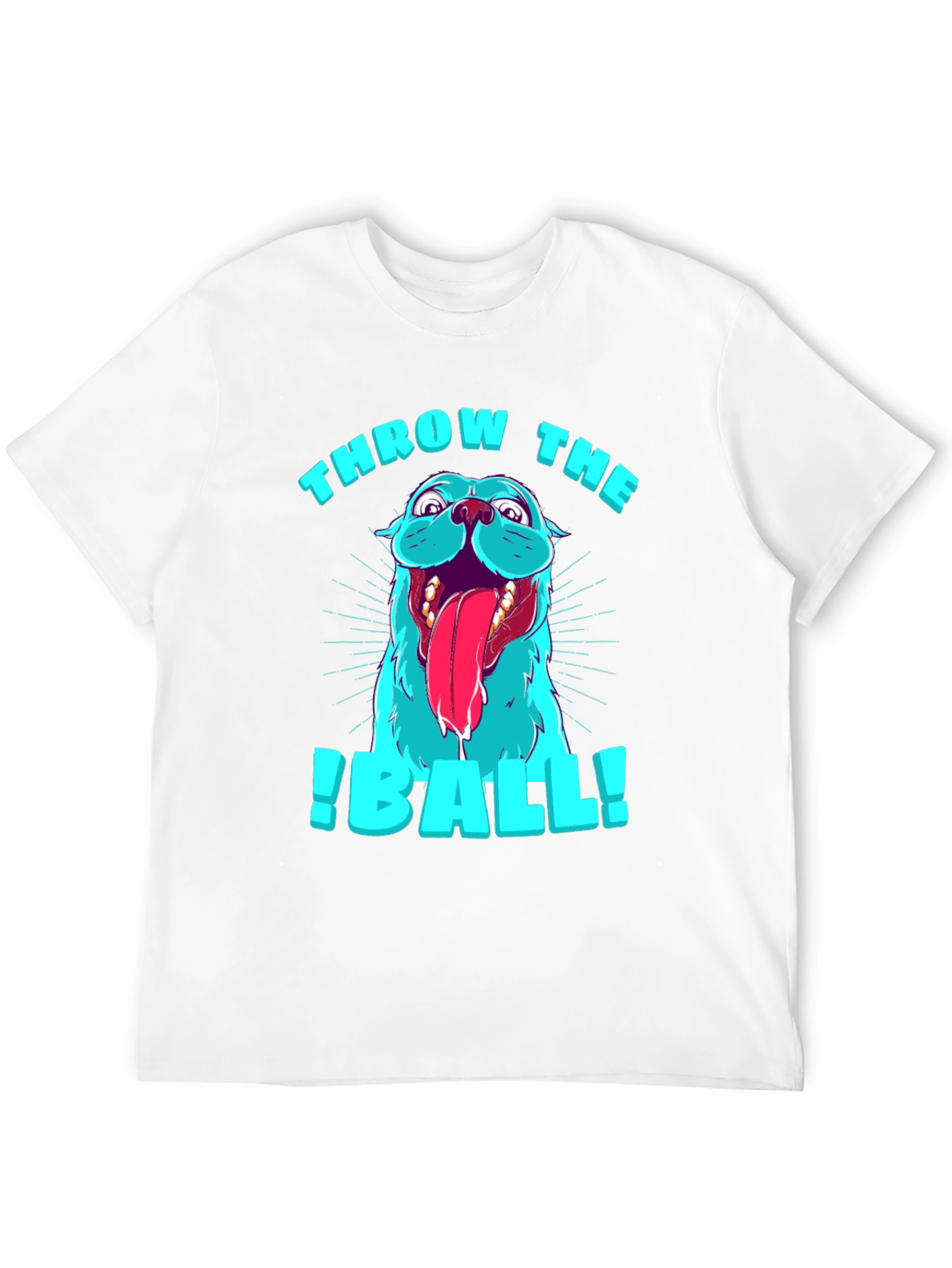 Throw The Ball Dog Graphic T-Shirt