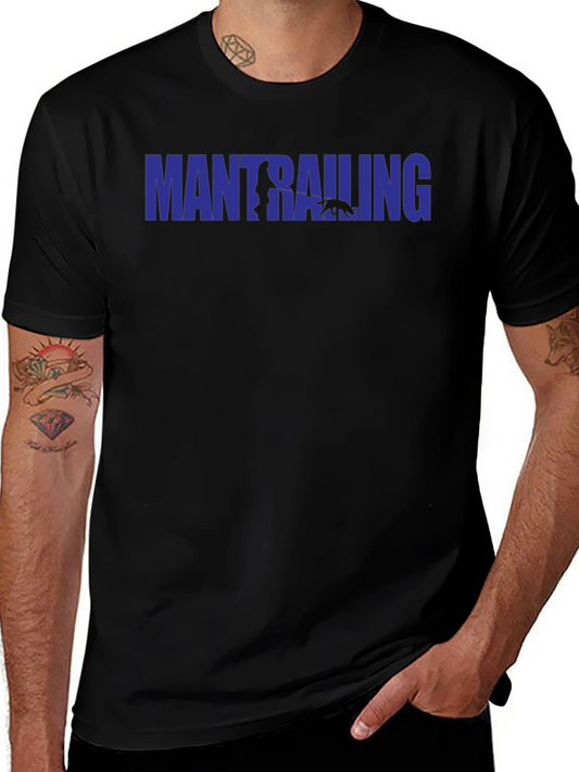 Mantrailing Graphic Tee - Black