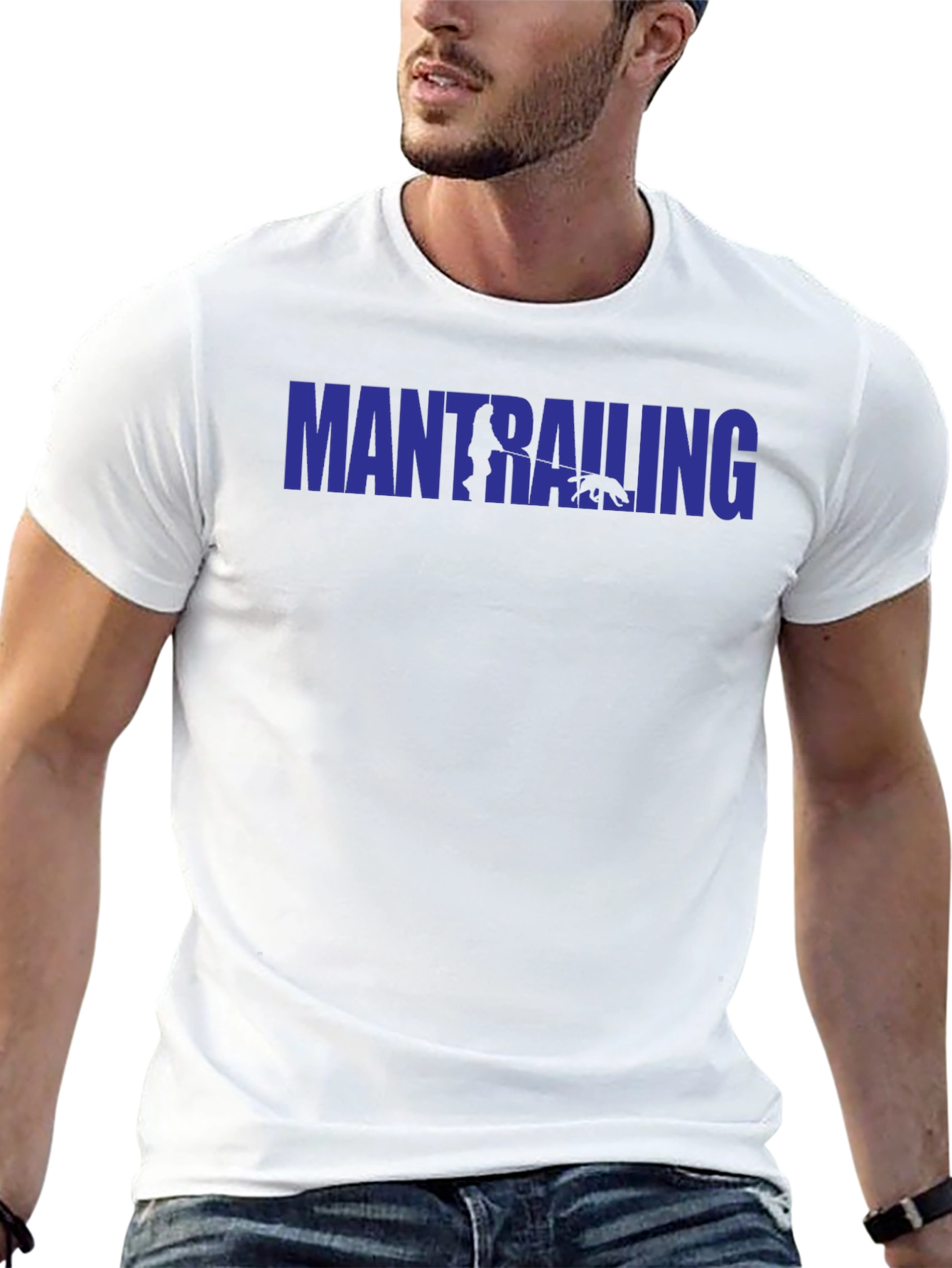 Mantrailing Graphic Tee - Black