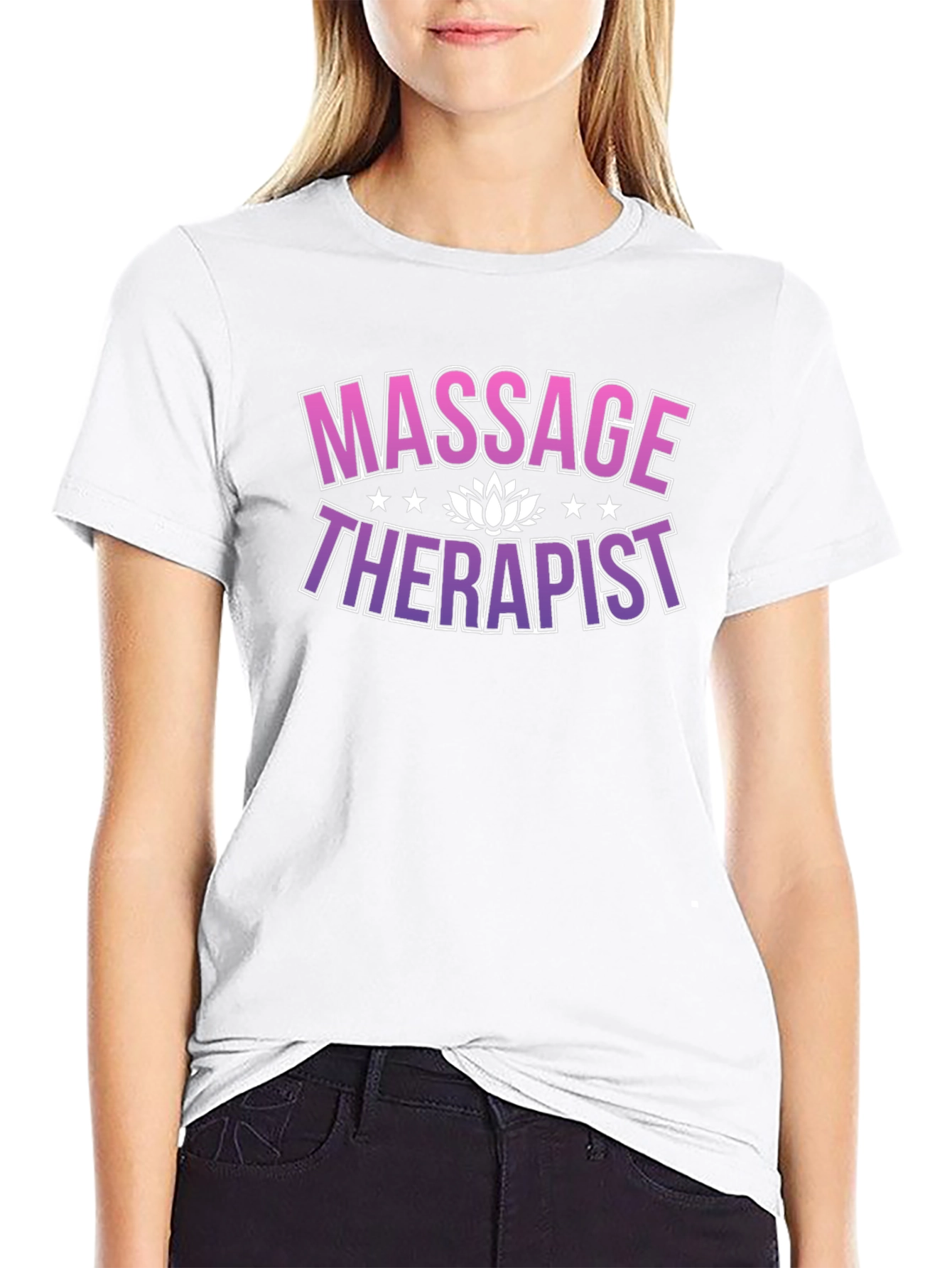 Massage Therapist T-Shirt - Black Unisex Tee