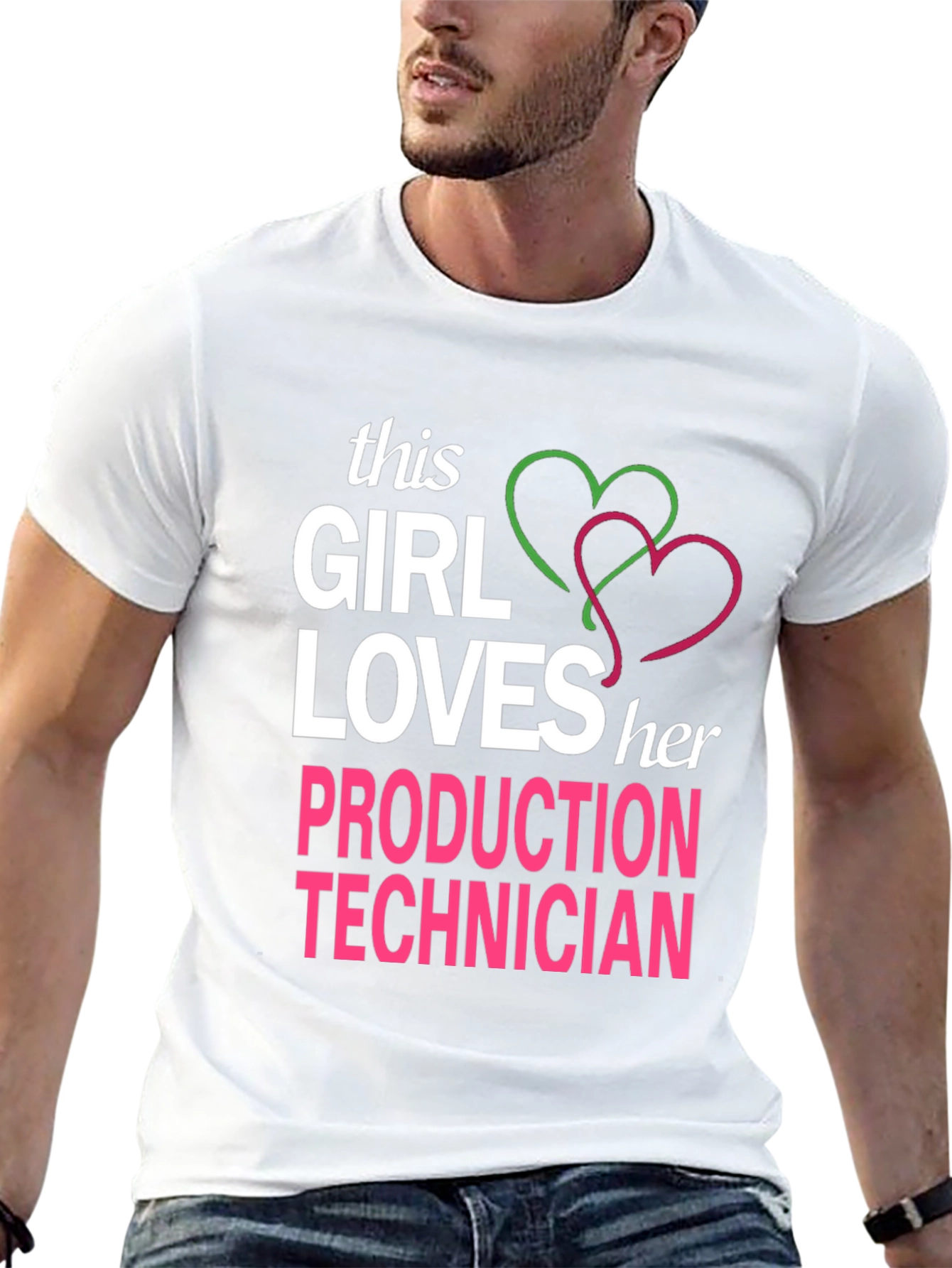 Girl Loves Production Technician T-Shirt