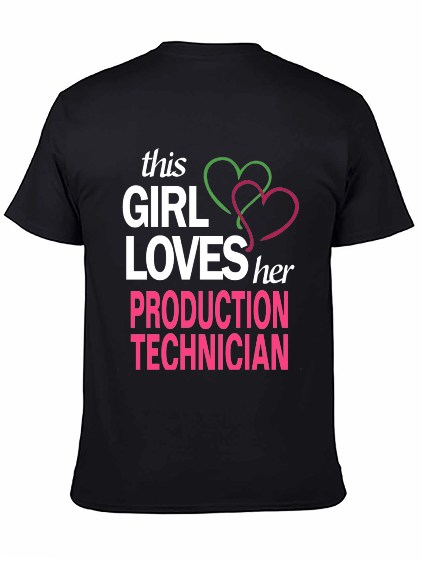 Girl Loves Production Technician T-Shirt