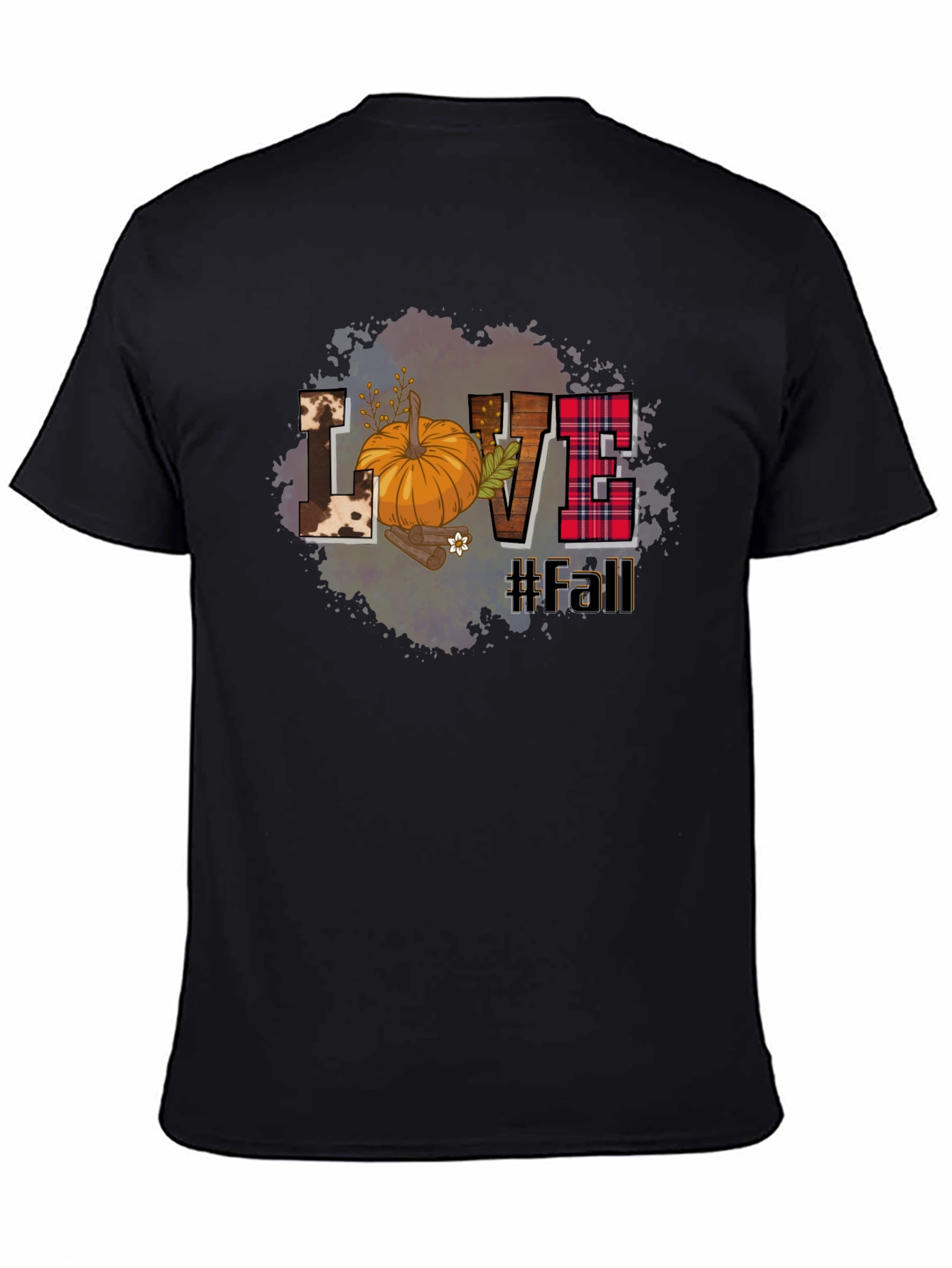 Fall Themed Graphic Tee - Autumn Love Shirt