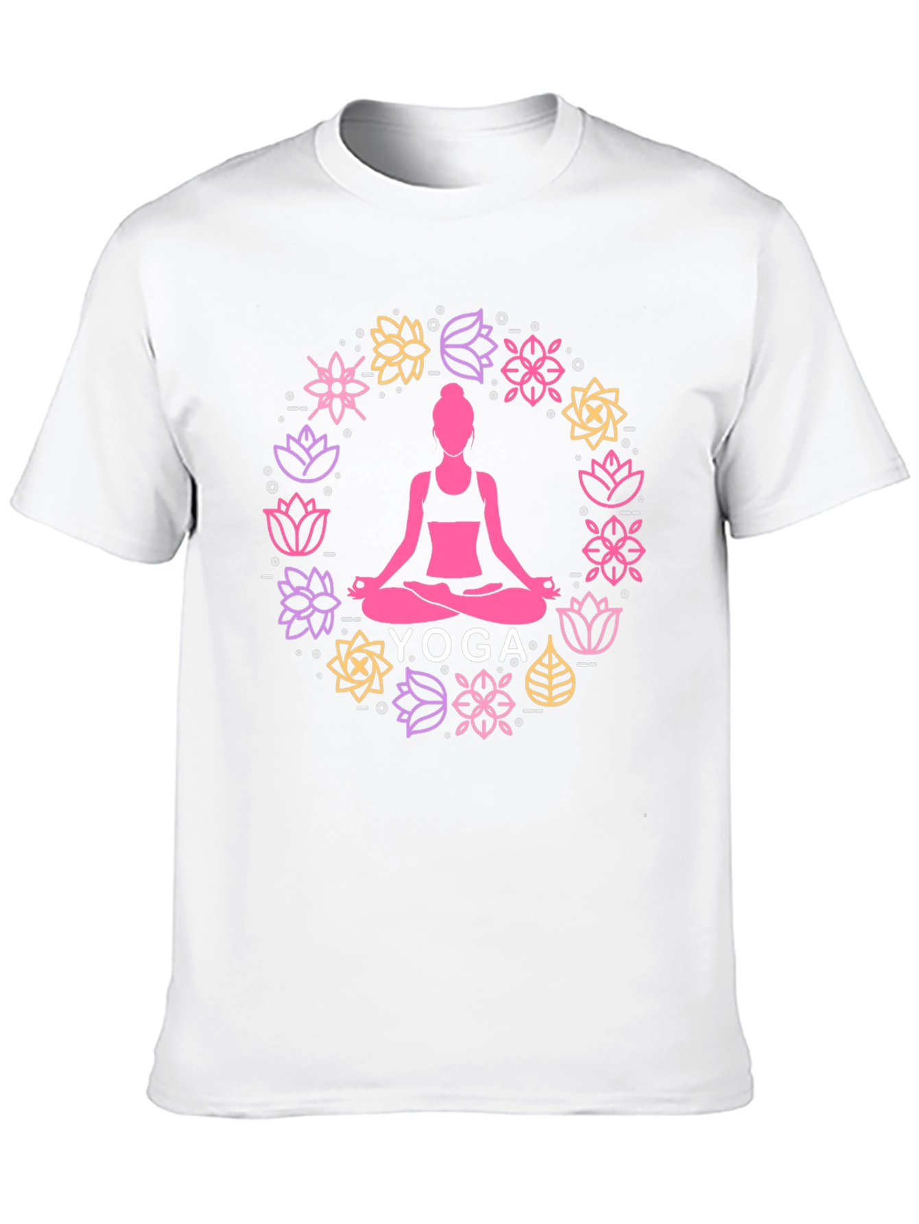 Yoga Lotus Flower Meditation T-Shirt