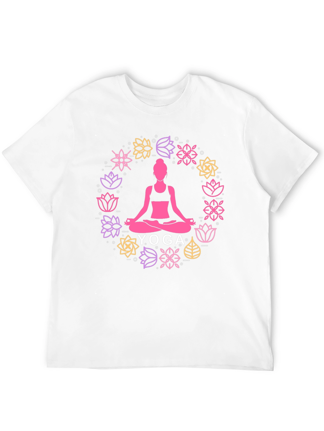 Yoga Lotus Flower Meditation T-Shirt
