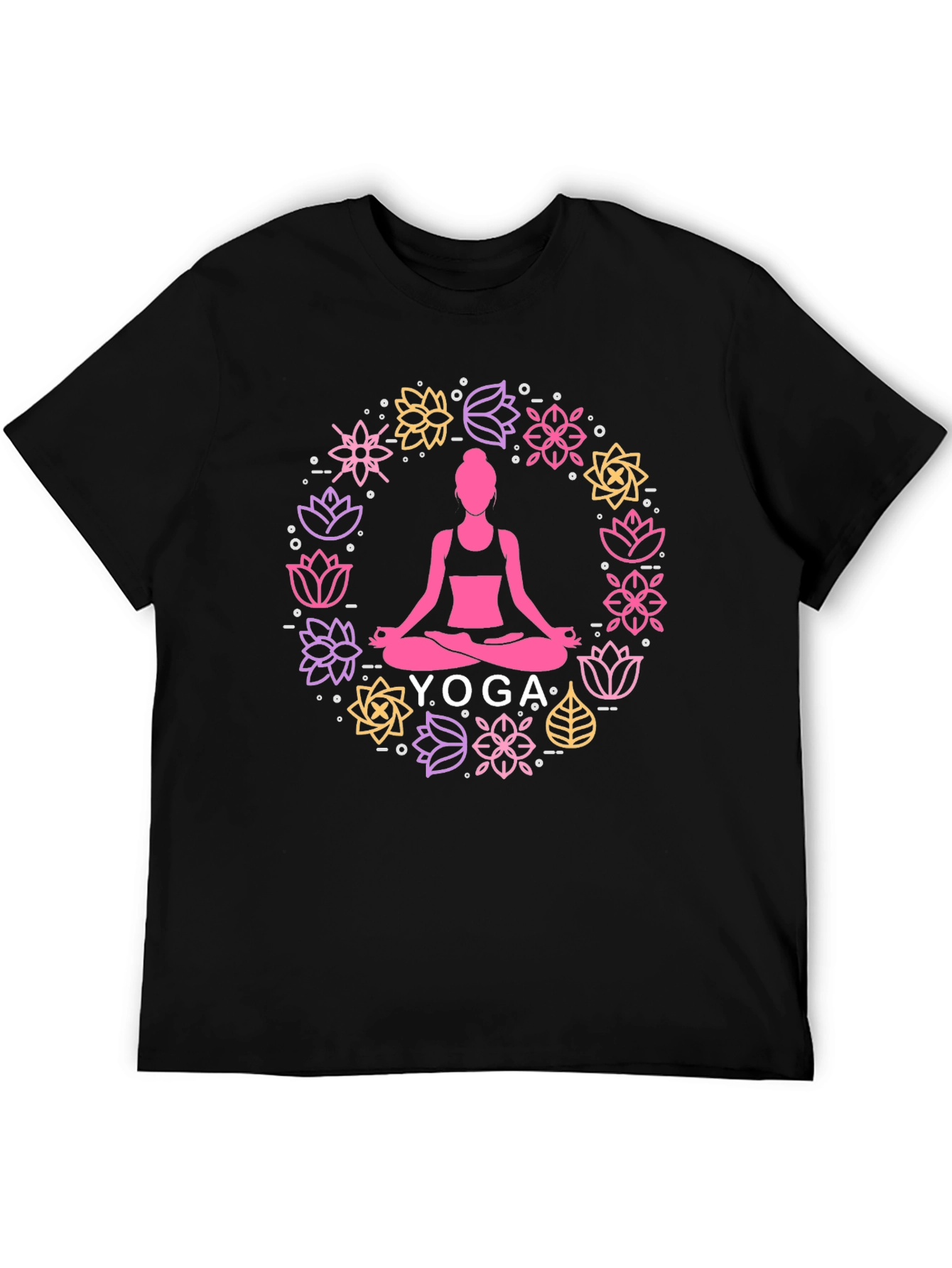 Yoga Lotus Flower Meditation T-Shirt
