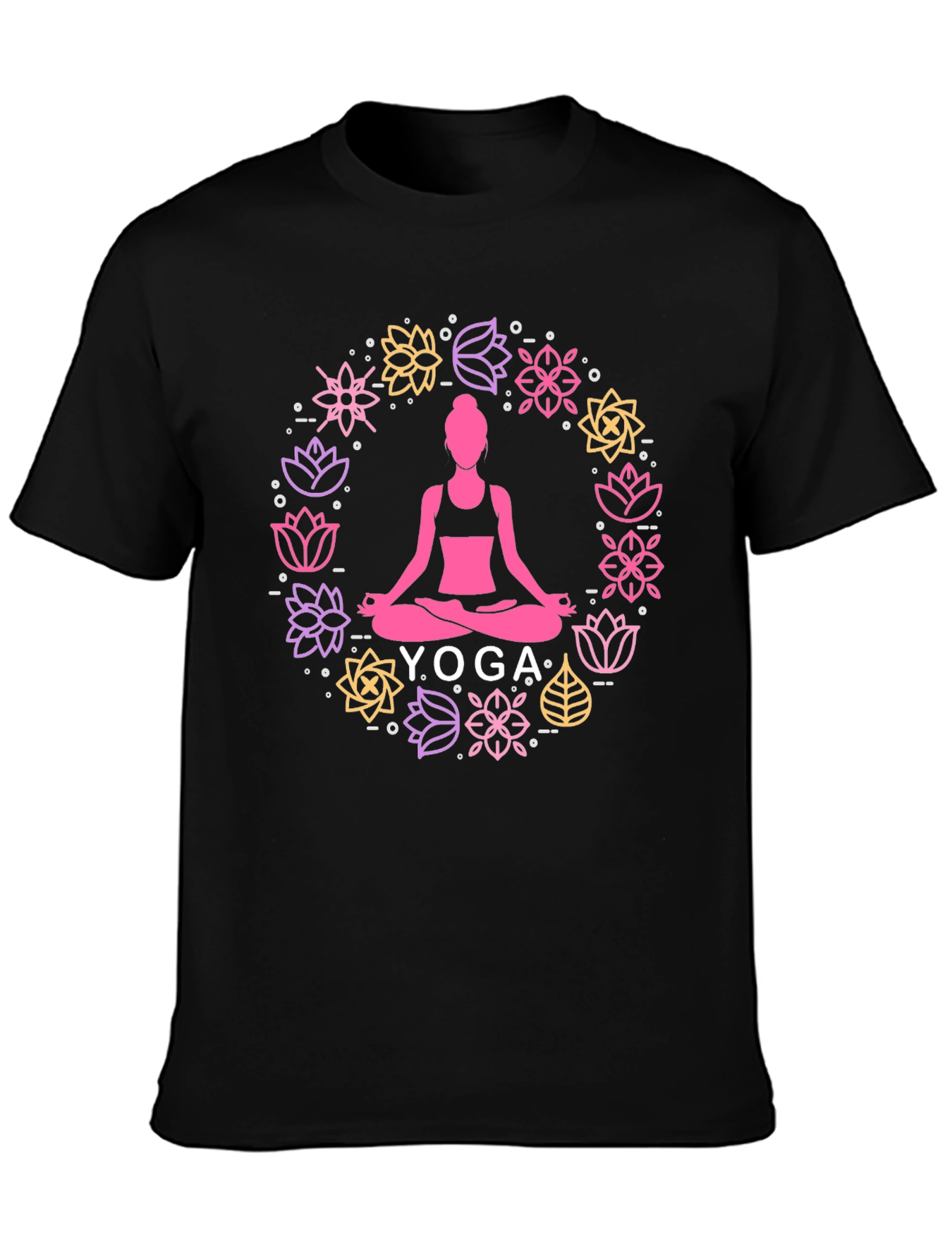 Yoga Lotus Flower Meditation T-Shirt