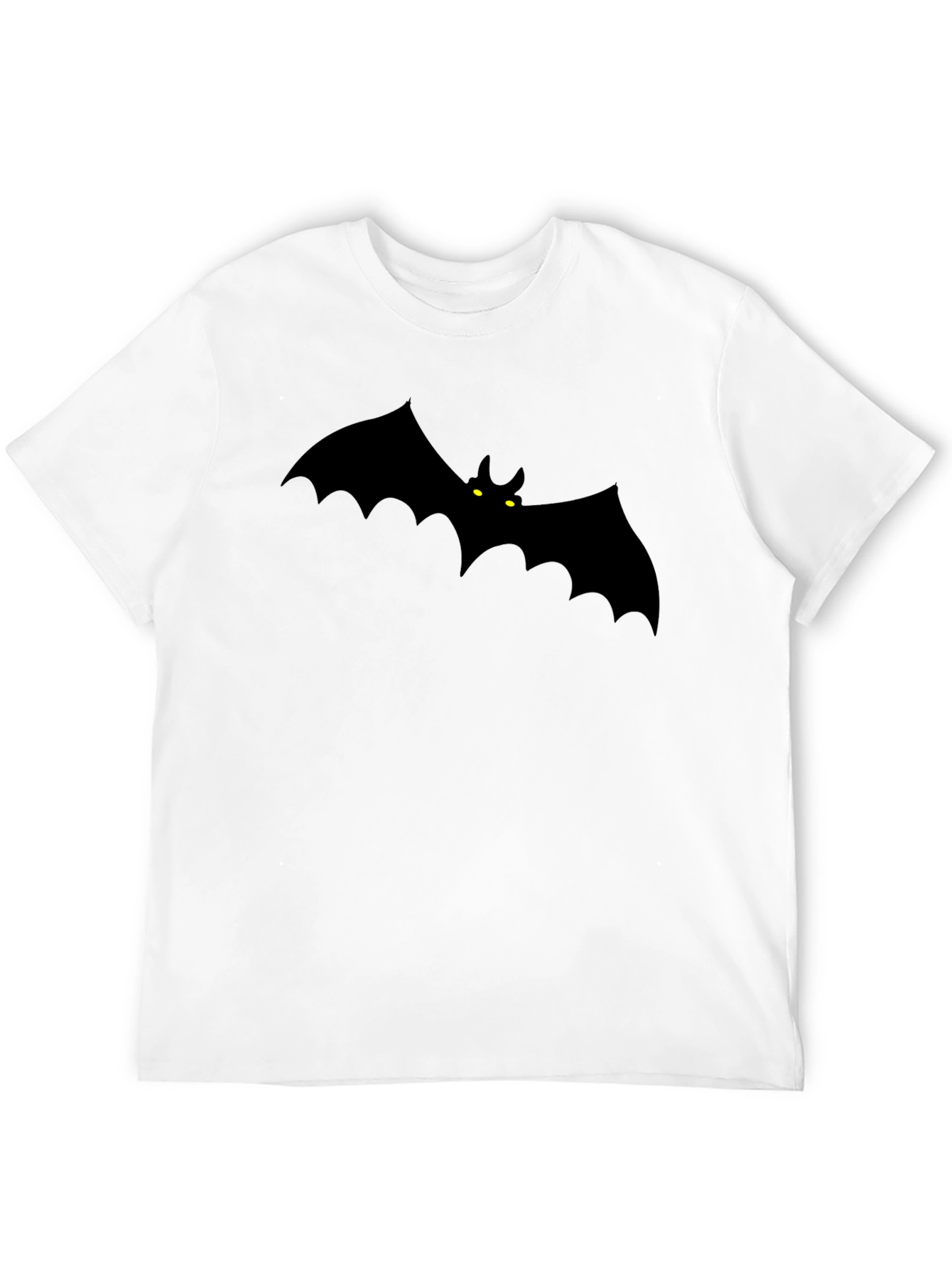 Bat Graphic Black T-Shirt - Halloween Style