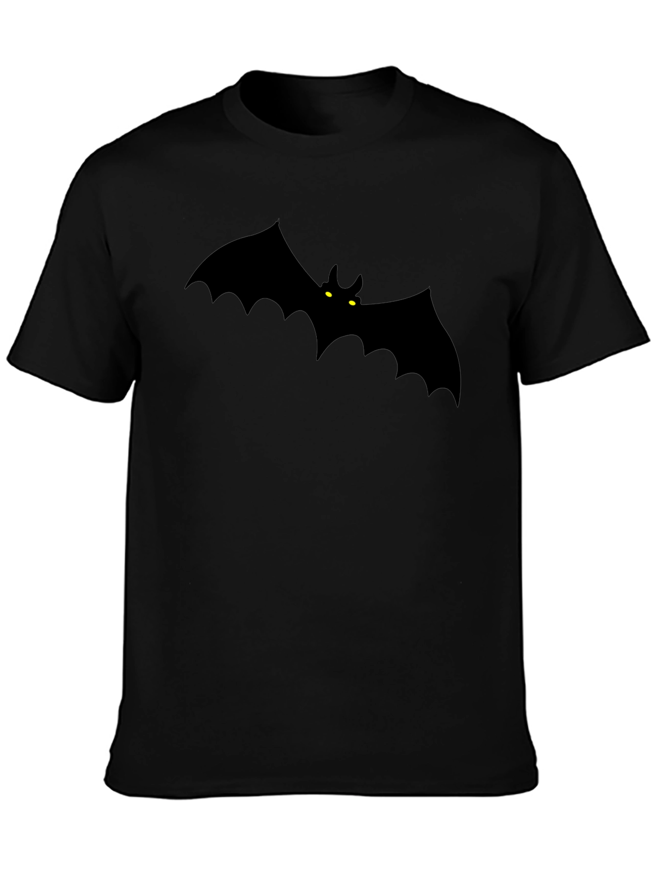 Bat Graphic Black T-Shirt - Halloween Style