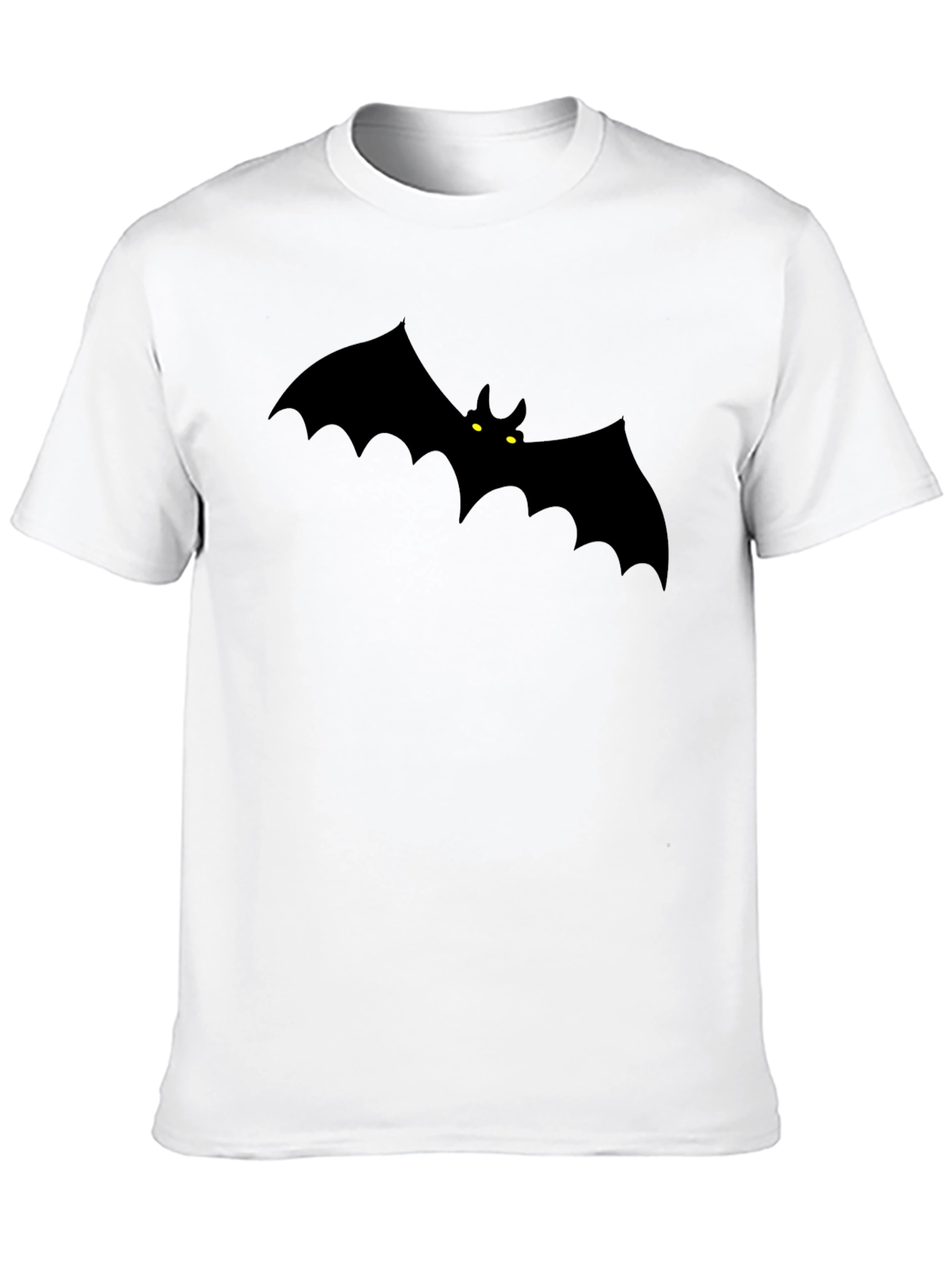 Bat Graphic Black T-Shirt - Halloween Style