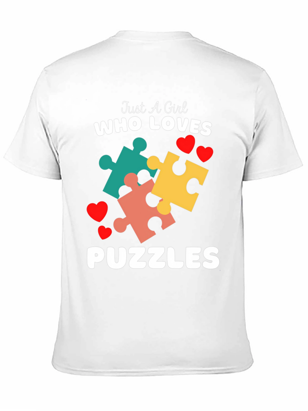Just A Girl Who Loves Puzzles T-Shirt