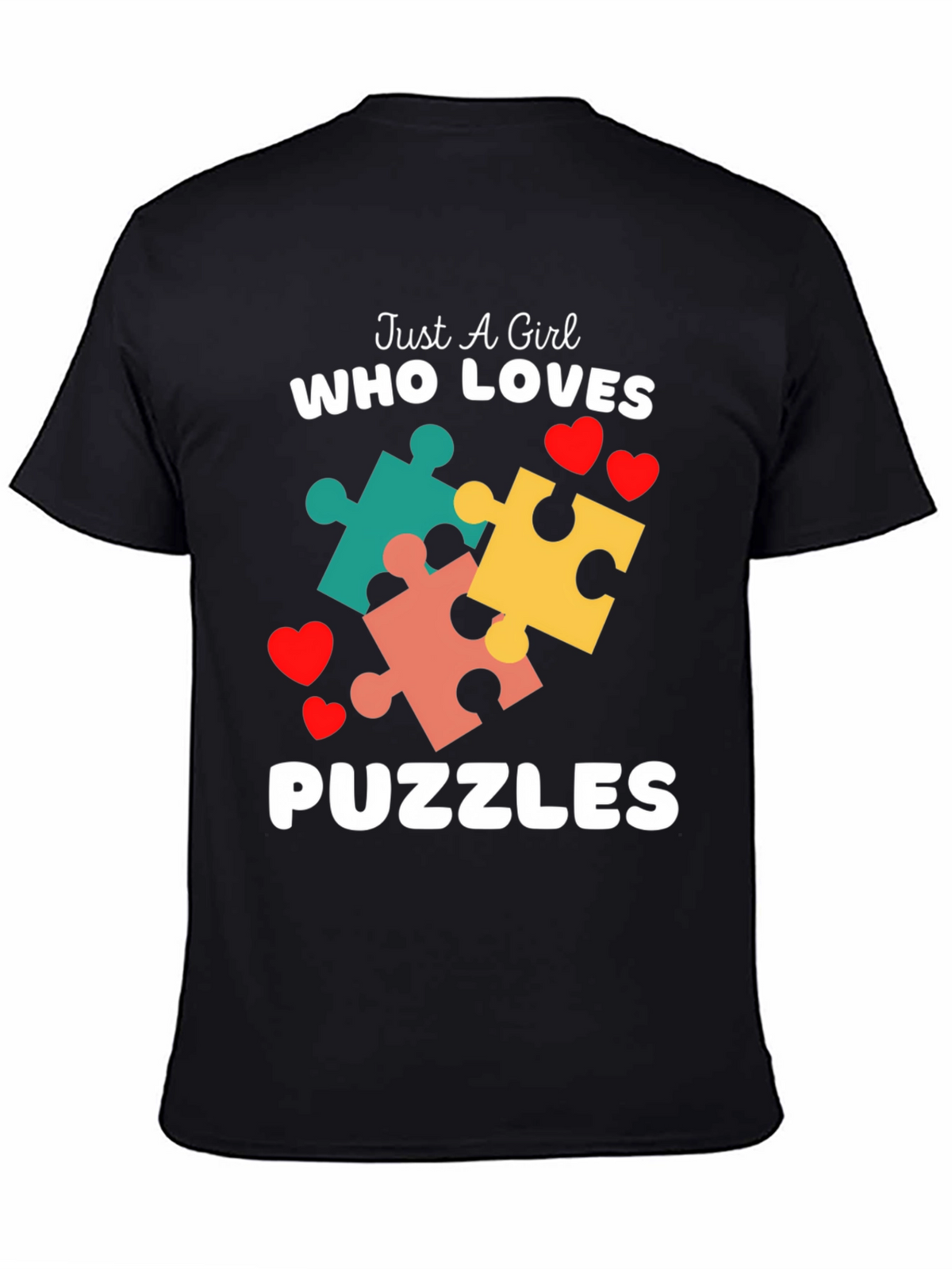 Just A Girl Who Loves Puzzles T-Shirt