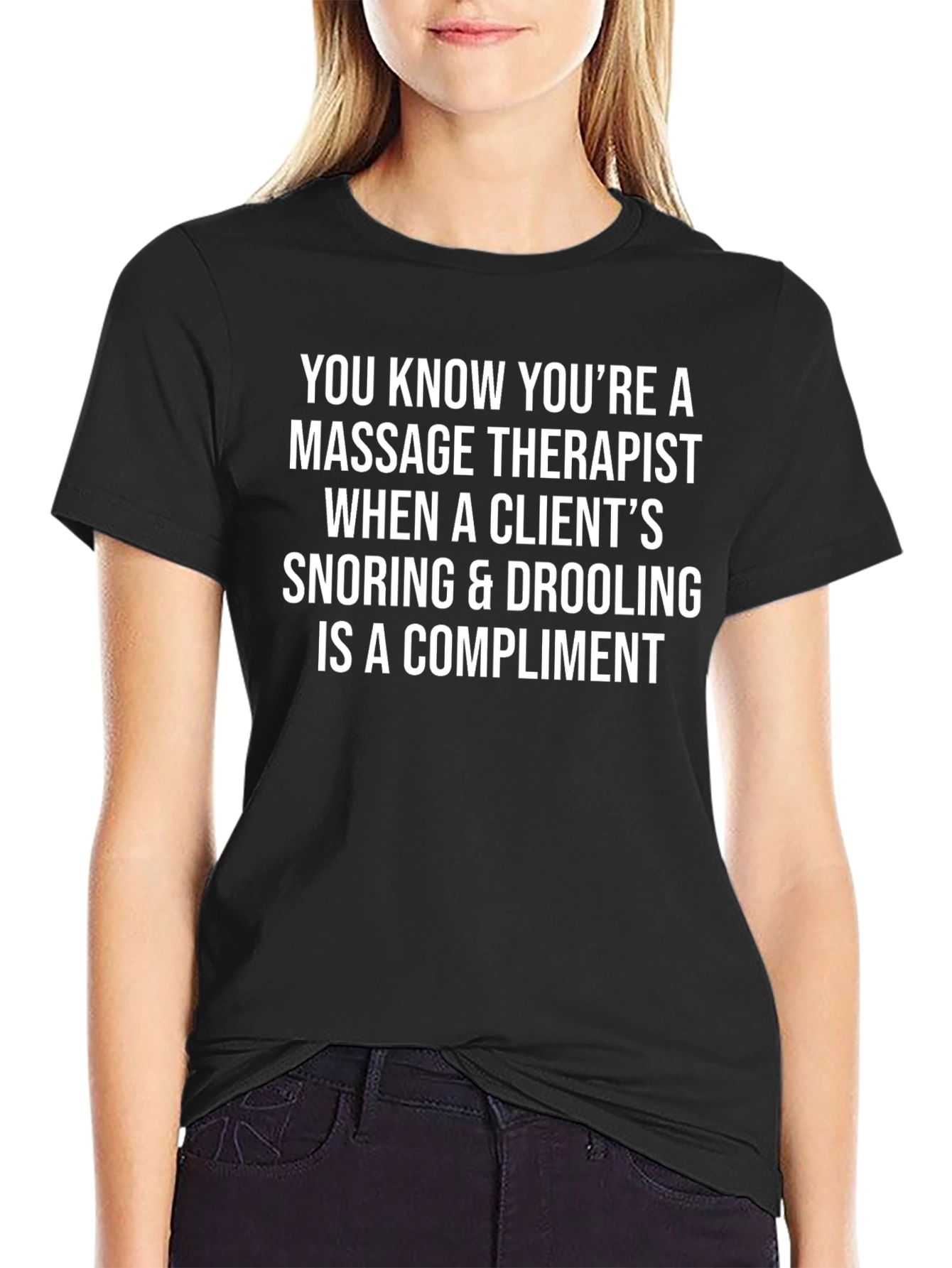 Massage Therapist Snoring Compliment T-Shirt