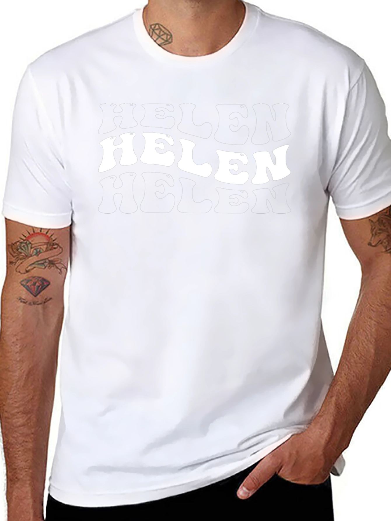 Helen Retro Stacked Graphic T-Shirt