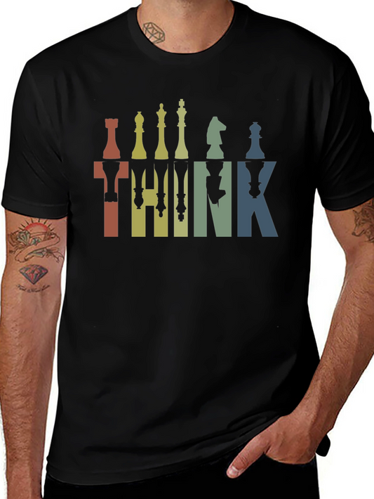 Chess Think T-Shirt - Strategy Game Tee