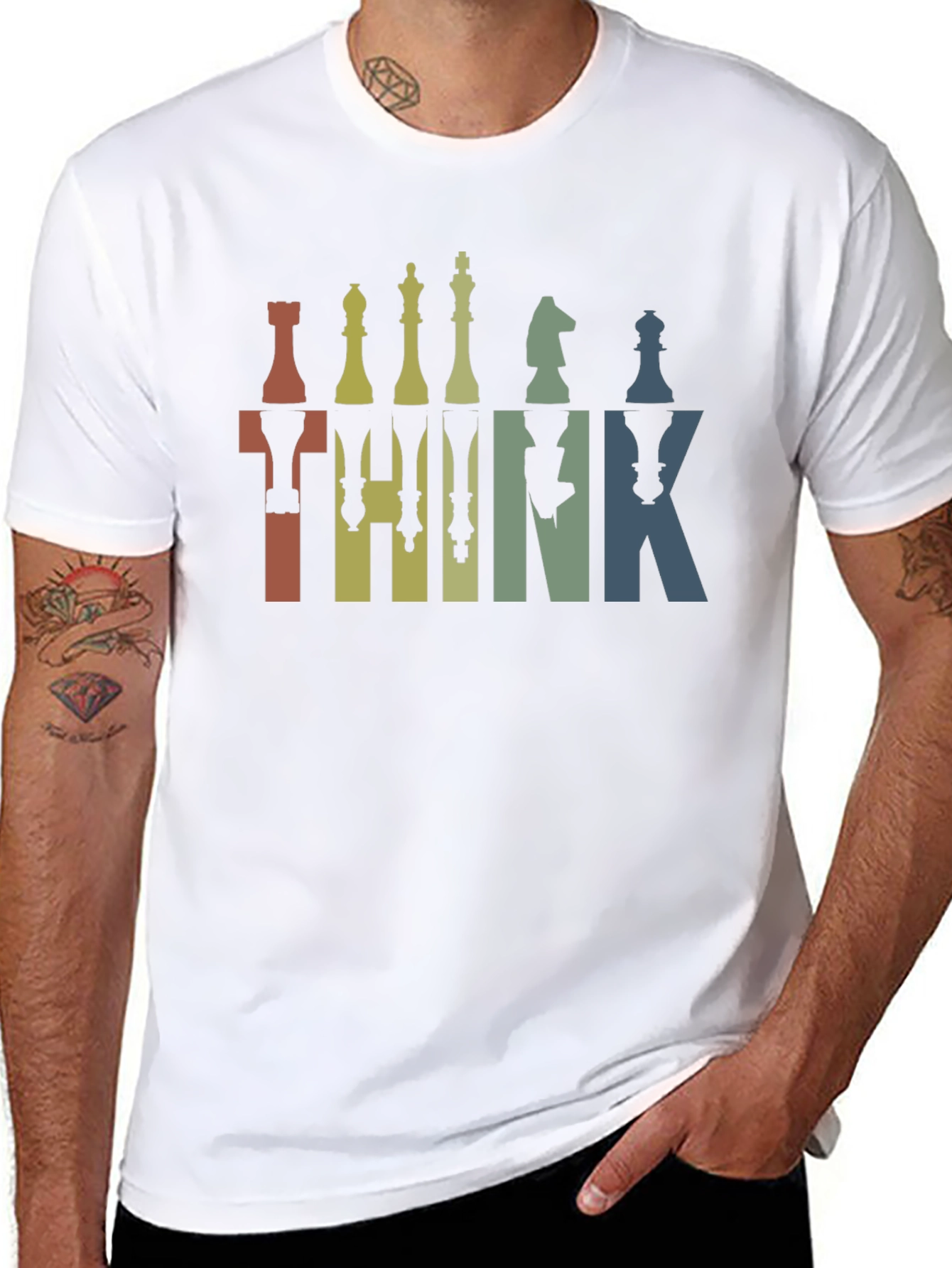 Chess Think T-Shirt - Strategy Game Tee