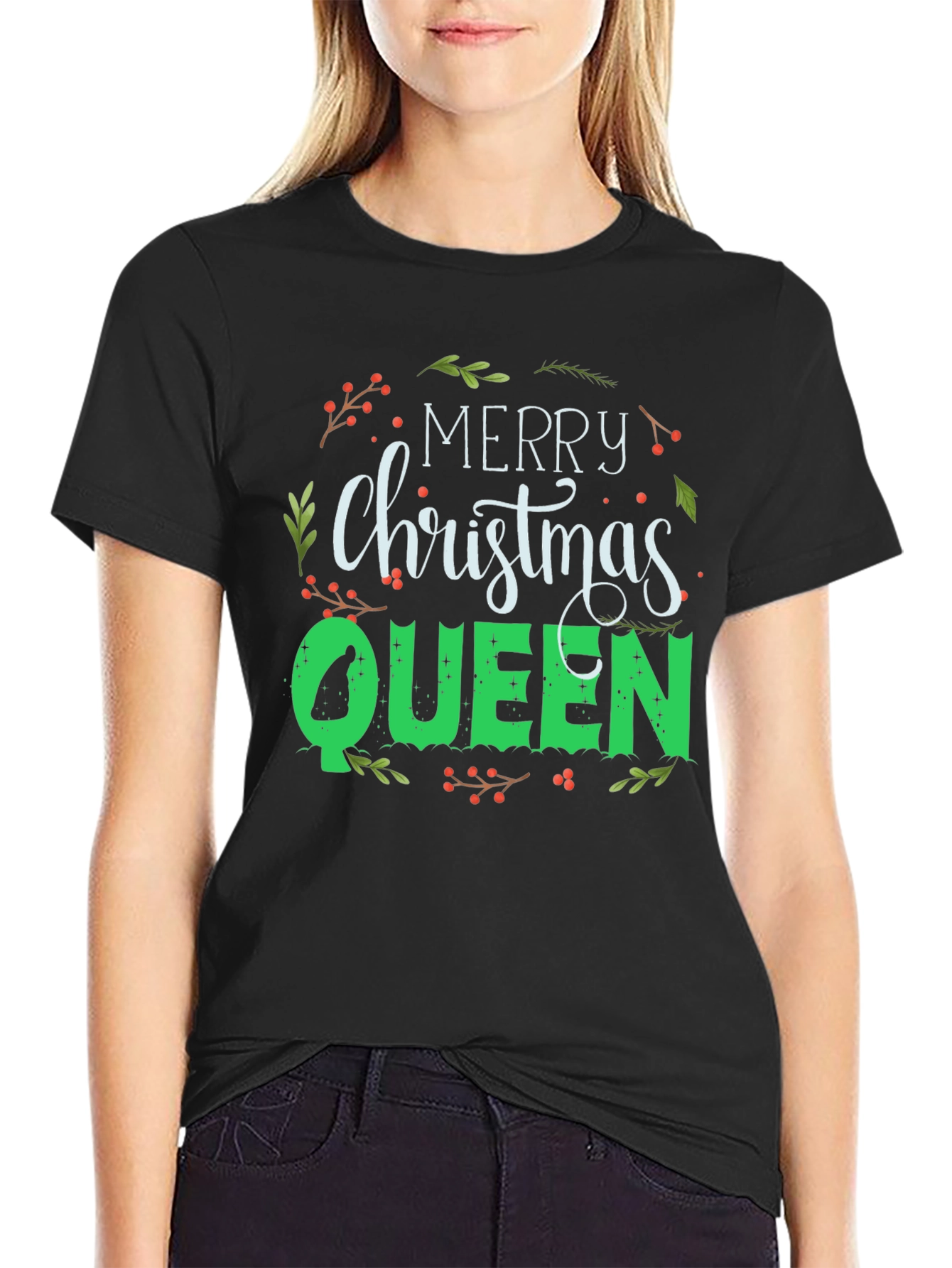 Merry Christmas Queen Graphic T-Shirt