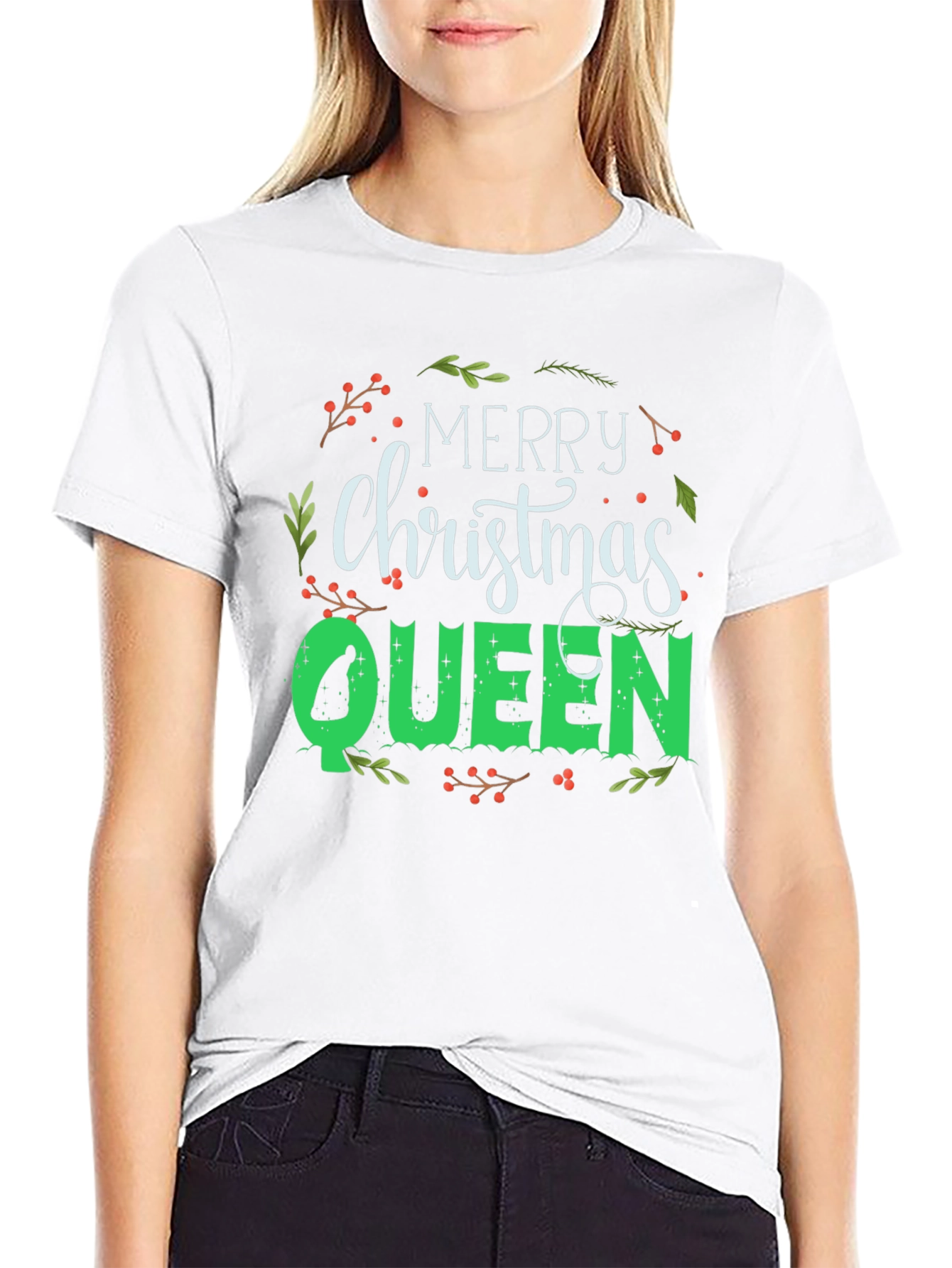 Merry Christmas Queen Graphic T-Shirt
